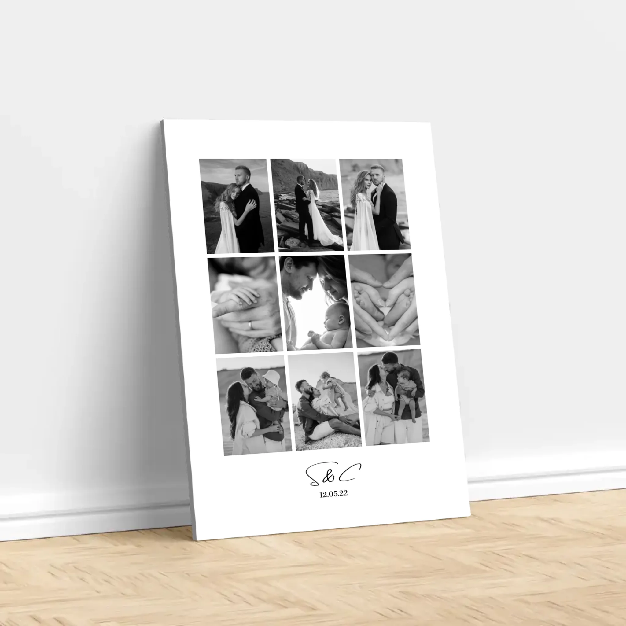 Personalisierte Leinwand – Individuelle Fotocollage