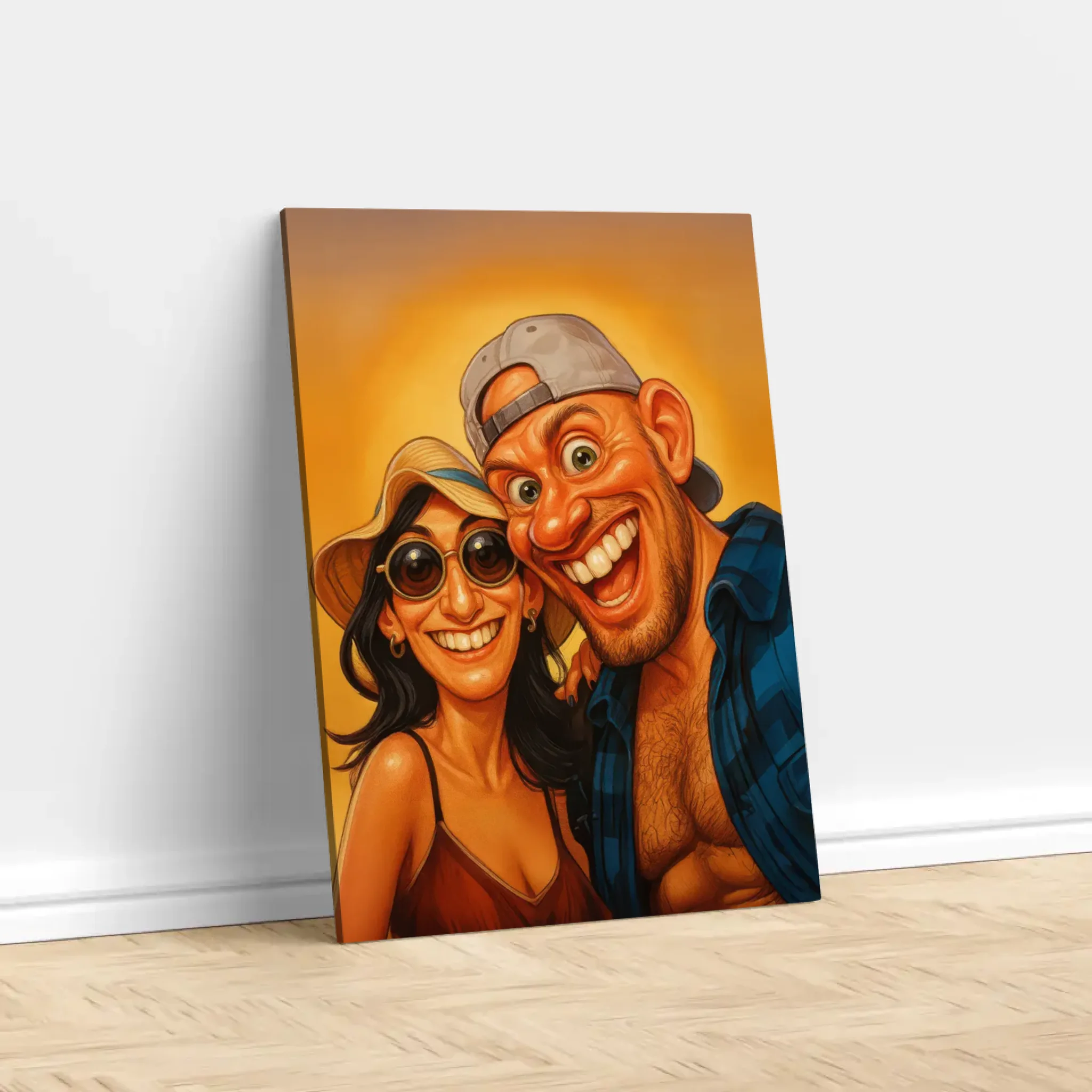 Personalisierte Leinwand – Dein Foto in ein witziges Kunstwerk verwandelt