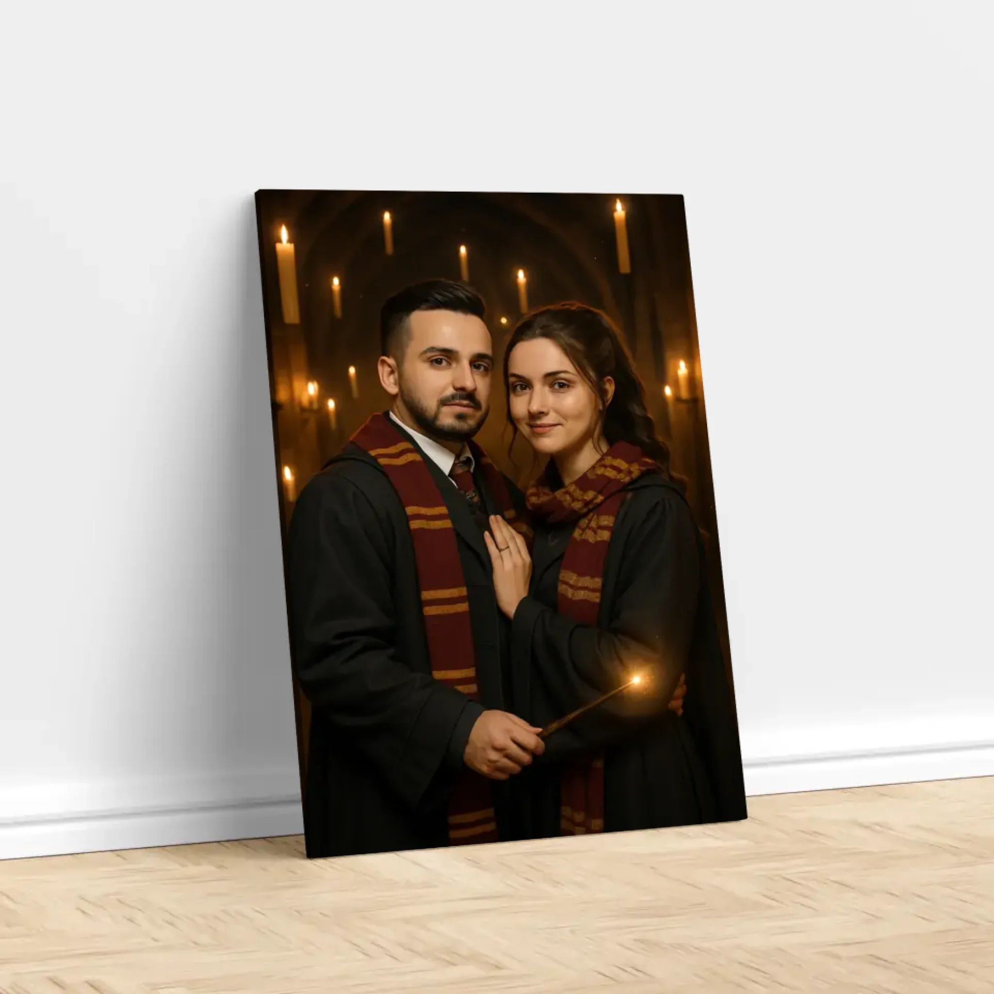 Personalisierte Leinwand – Zauberer-Akademie