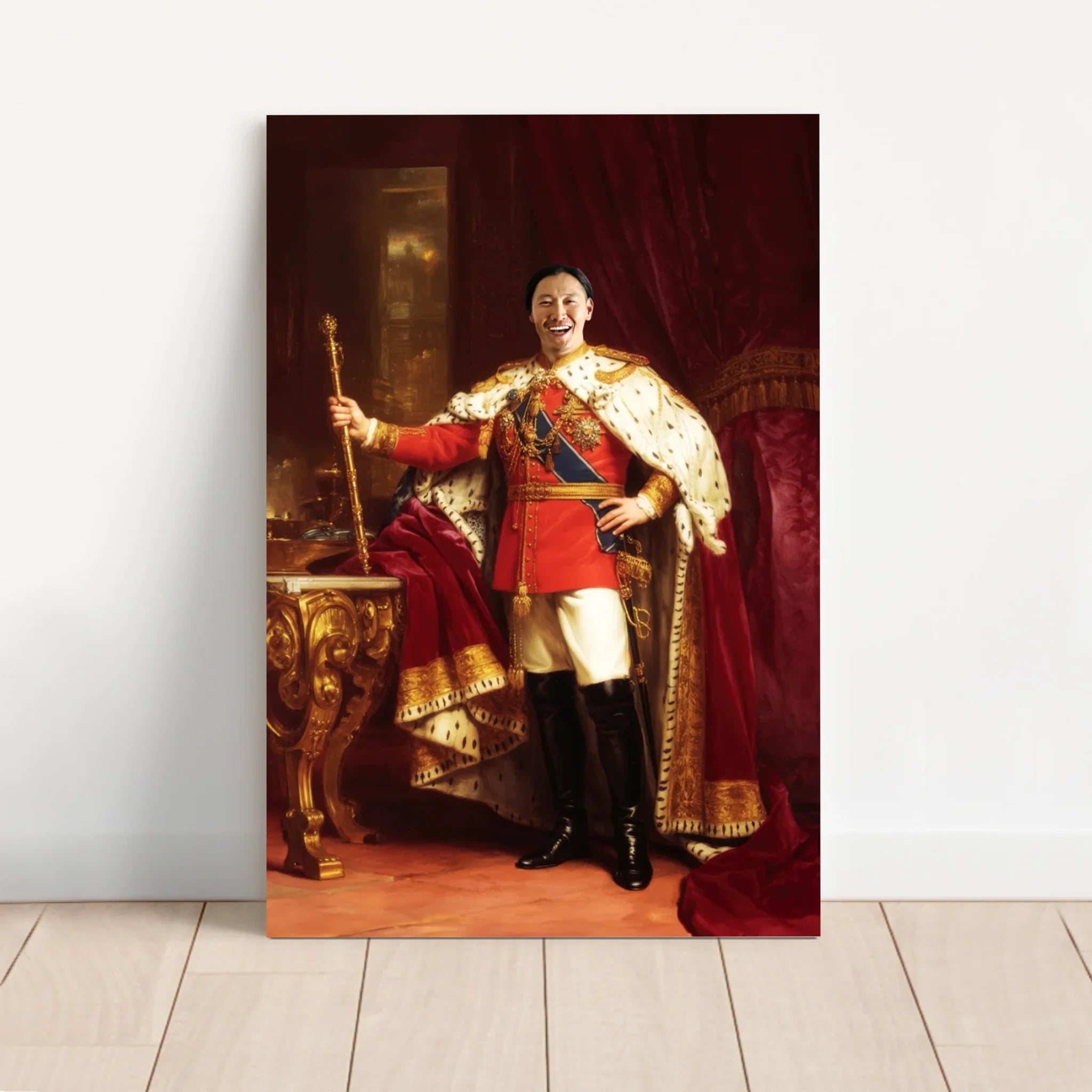 Personalisierte Leinwand – Der König