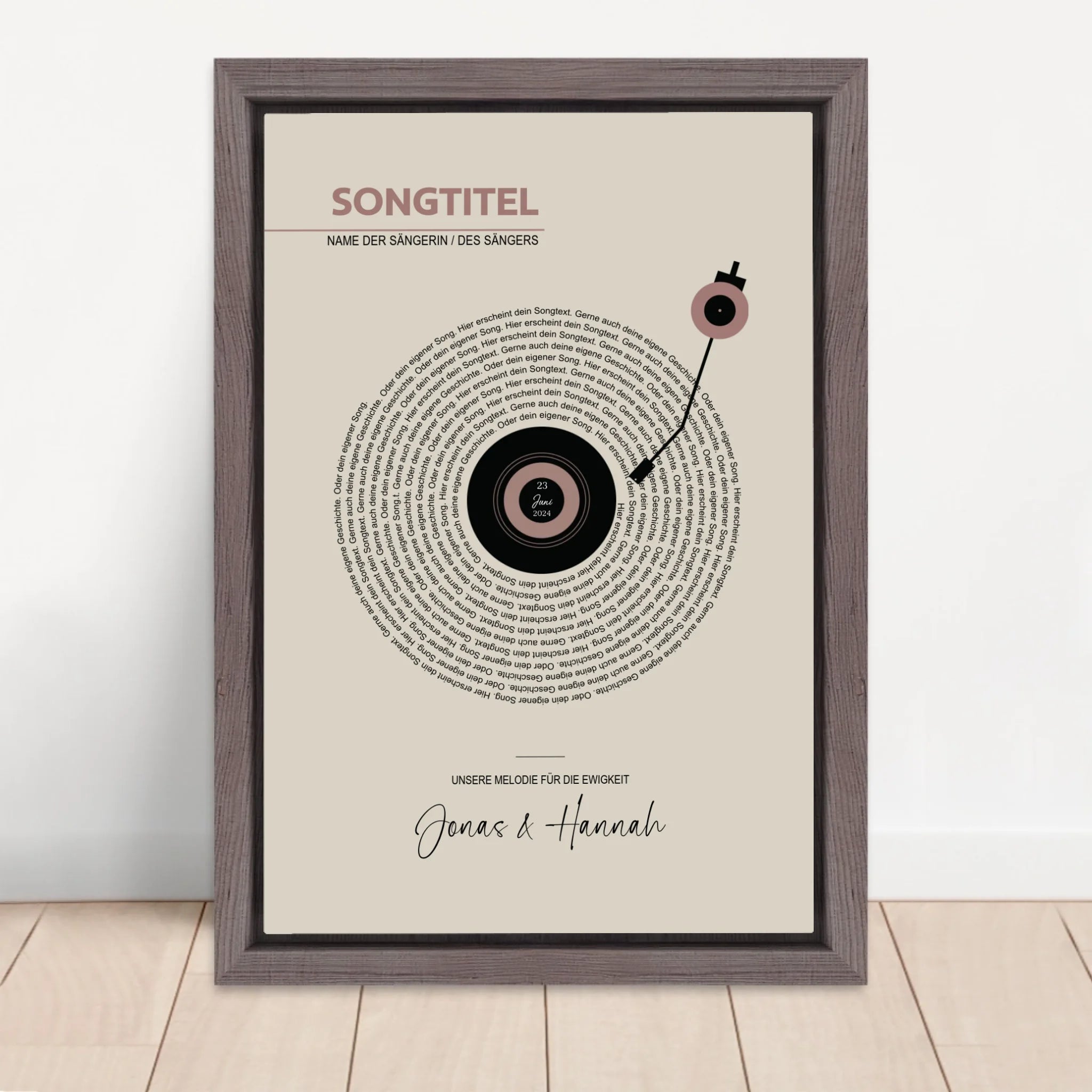 Vertical Framed  Canvas-Oak 2026