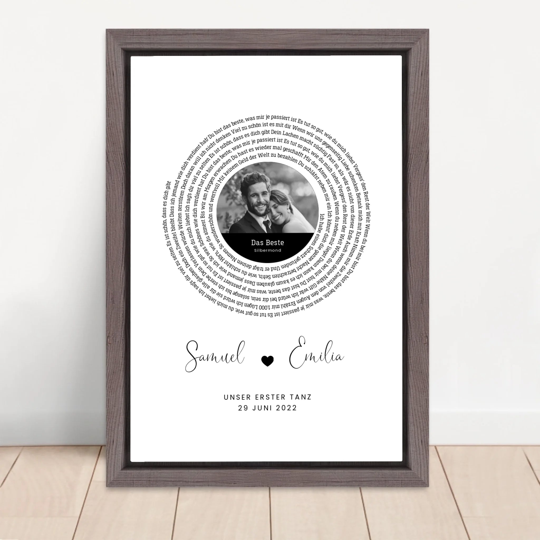 Vertical Framed  Canvas-Oak 2026