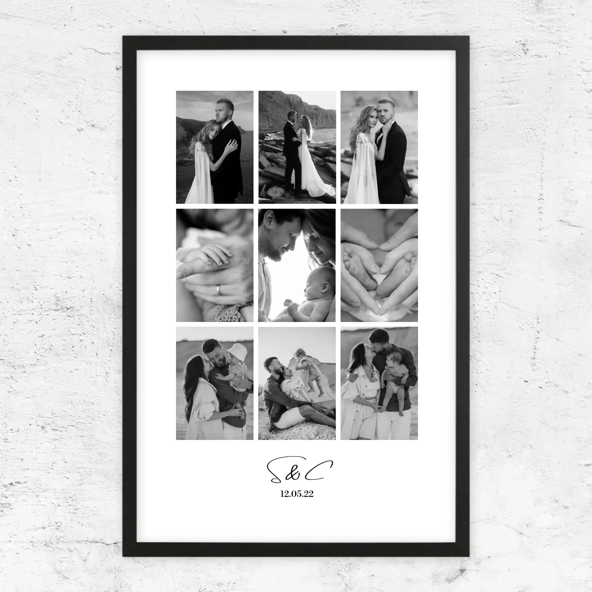 Personalisiertes Poster – Individuelle Fotocollage