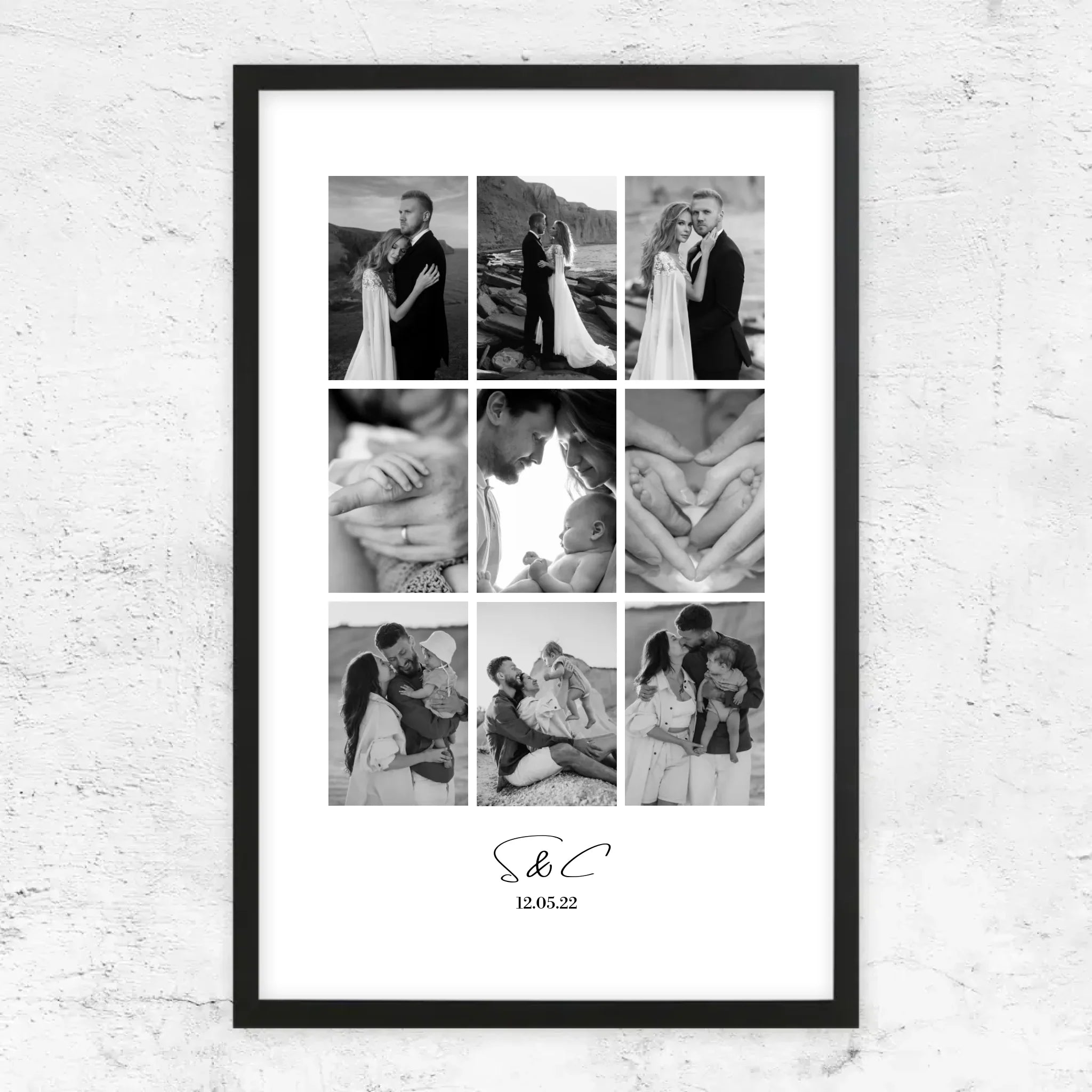 Personalisiertes Poster – Individuelle Fotocollage