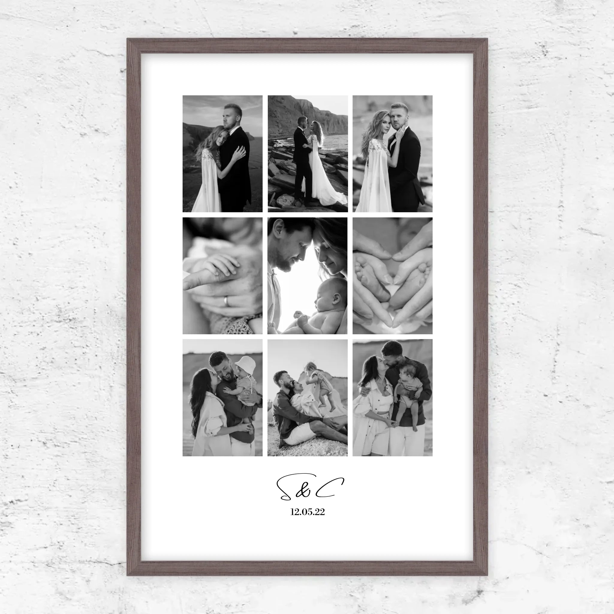 Personalisiertes Poster – Individuelle Fotocollage