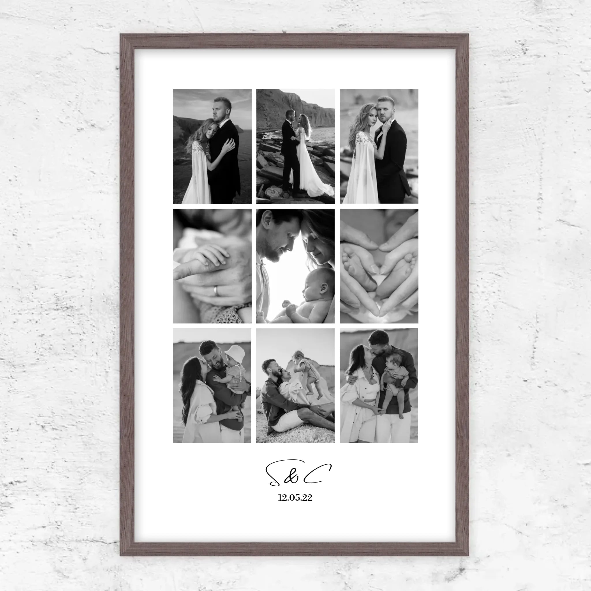 Personalisiertes Poster – Individuelle Fotocollage