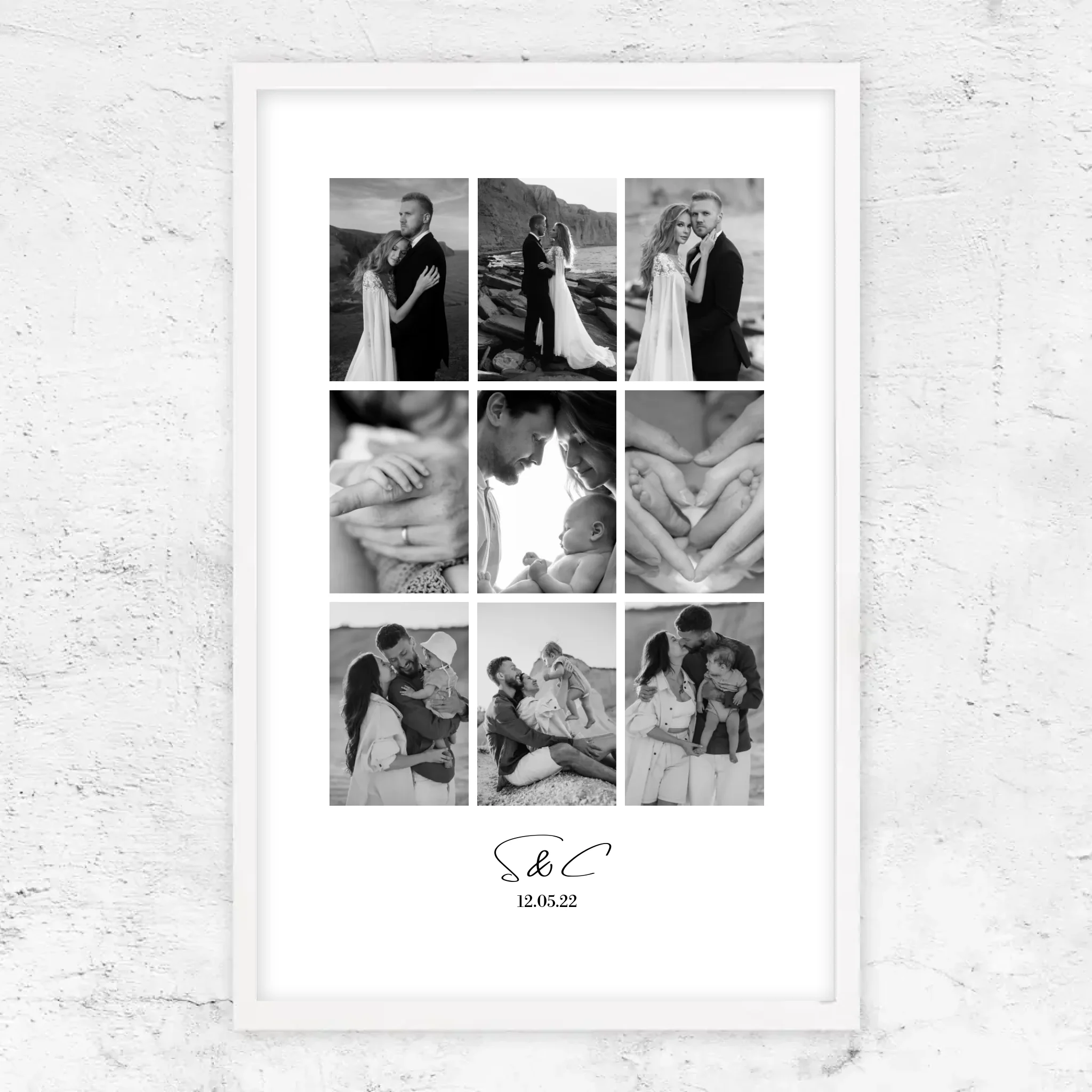 Personalisiertes Poster – Individuelle Fotocollage