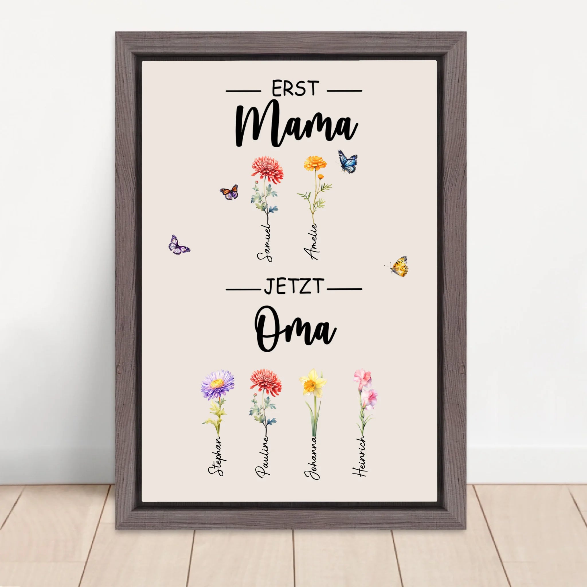 Vertical Framed  Canvas-Oak 2026