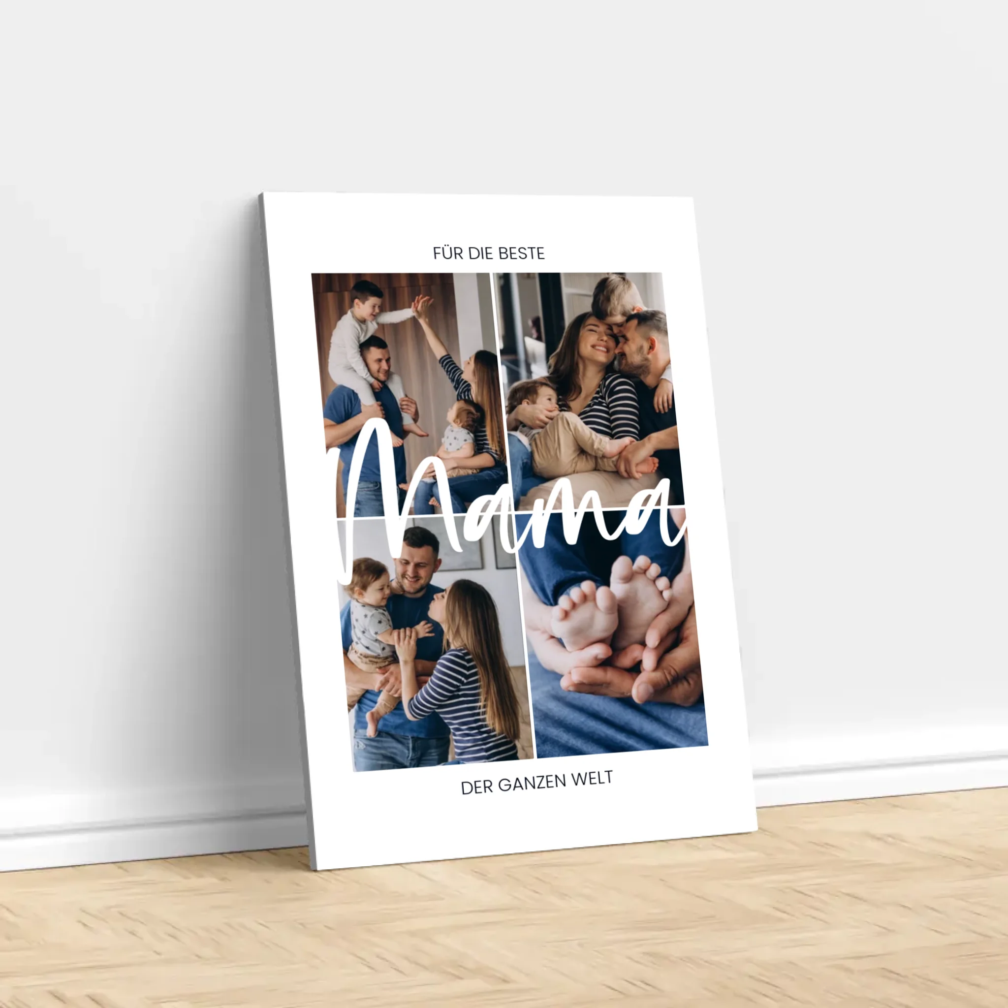 Personalisierte Leinwand "Für die beste Mama der Welt"