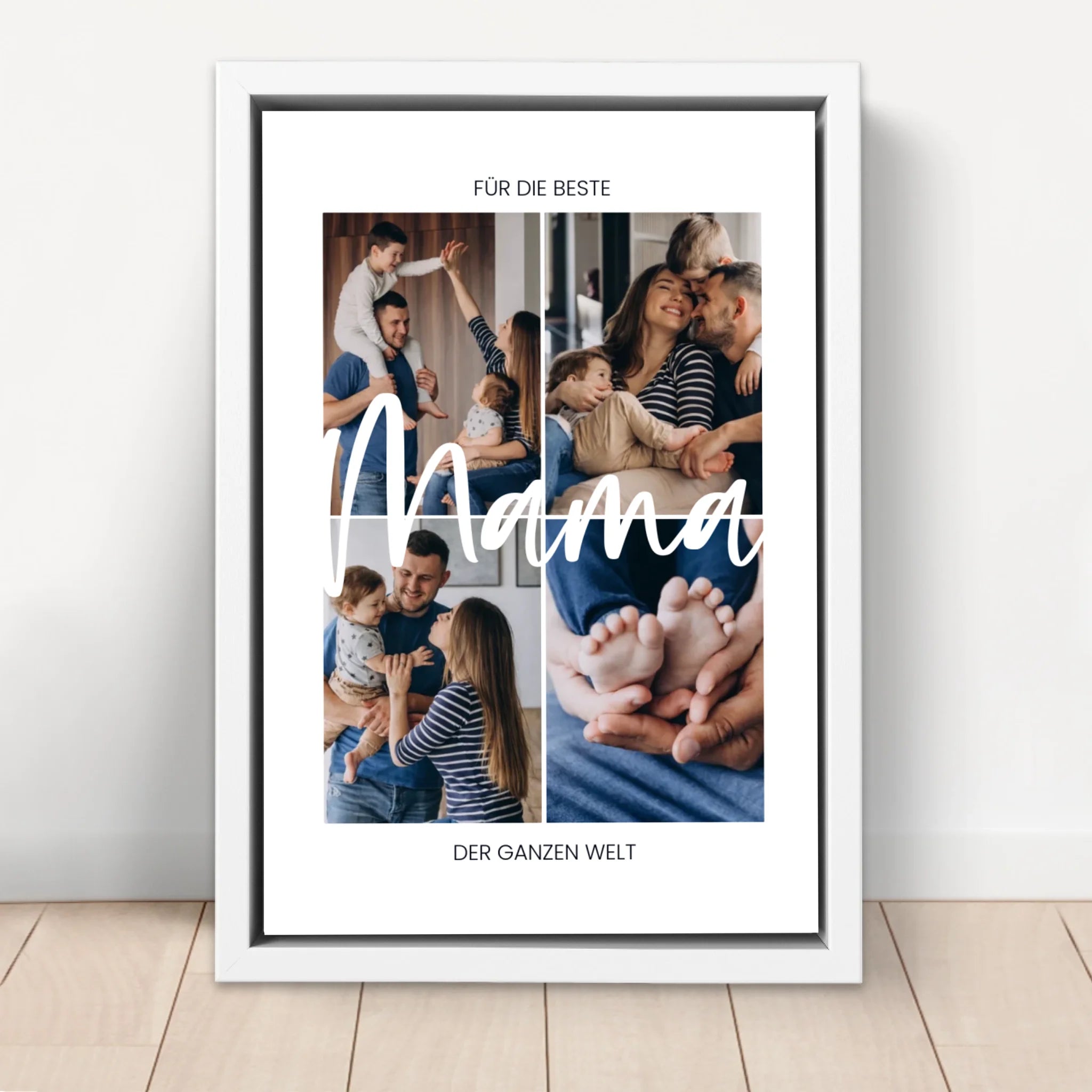 Personalisierte Leinwand "Für die beste Mama der Welt"