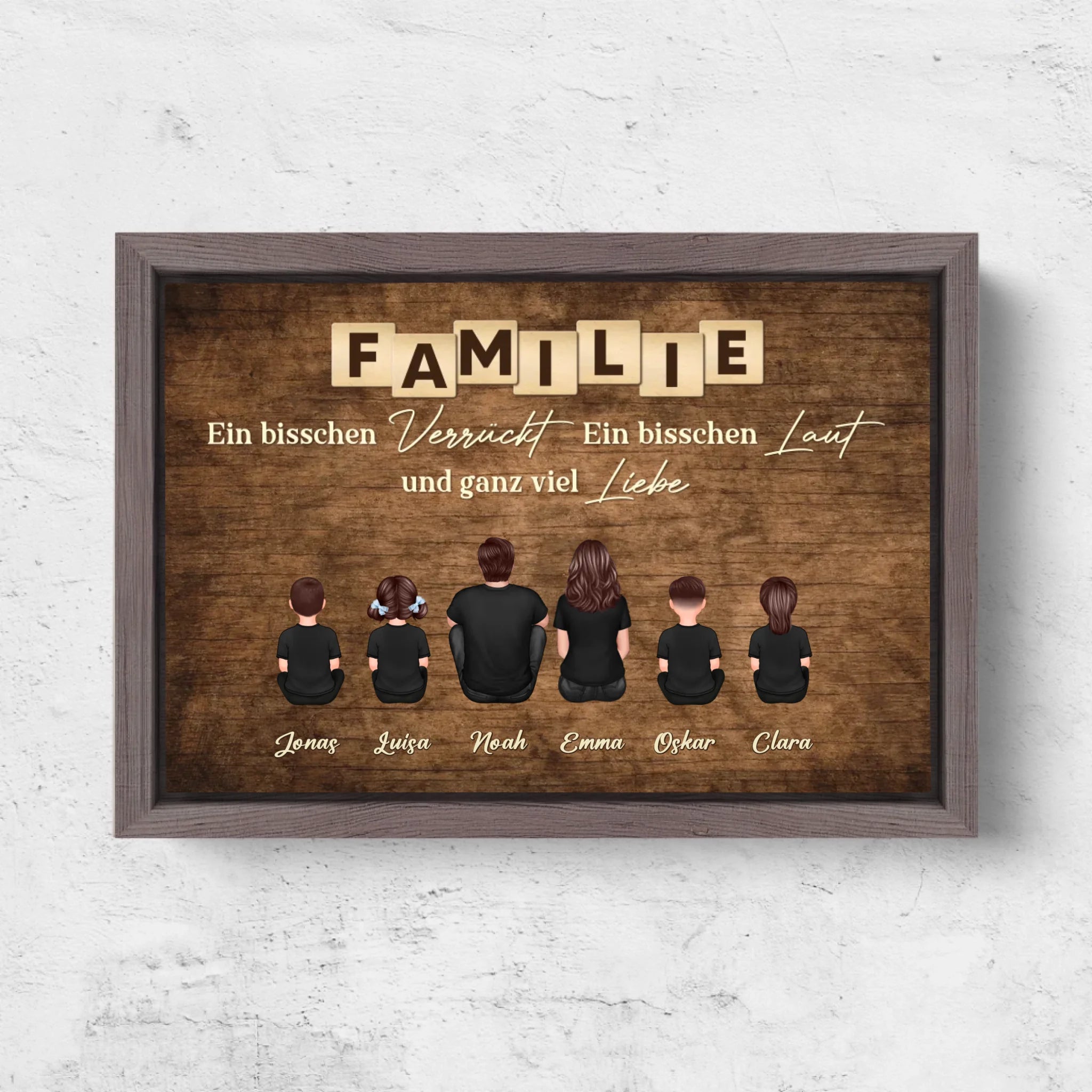 Horizontal Framd Canvas-Ovak