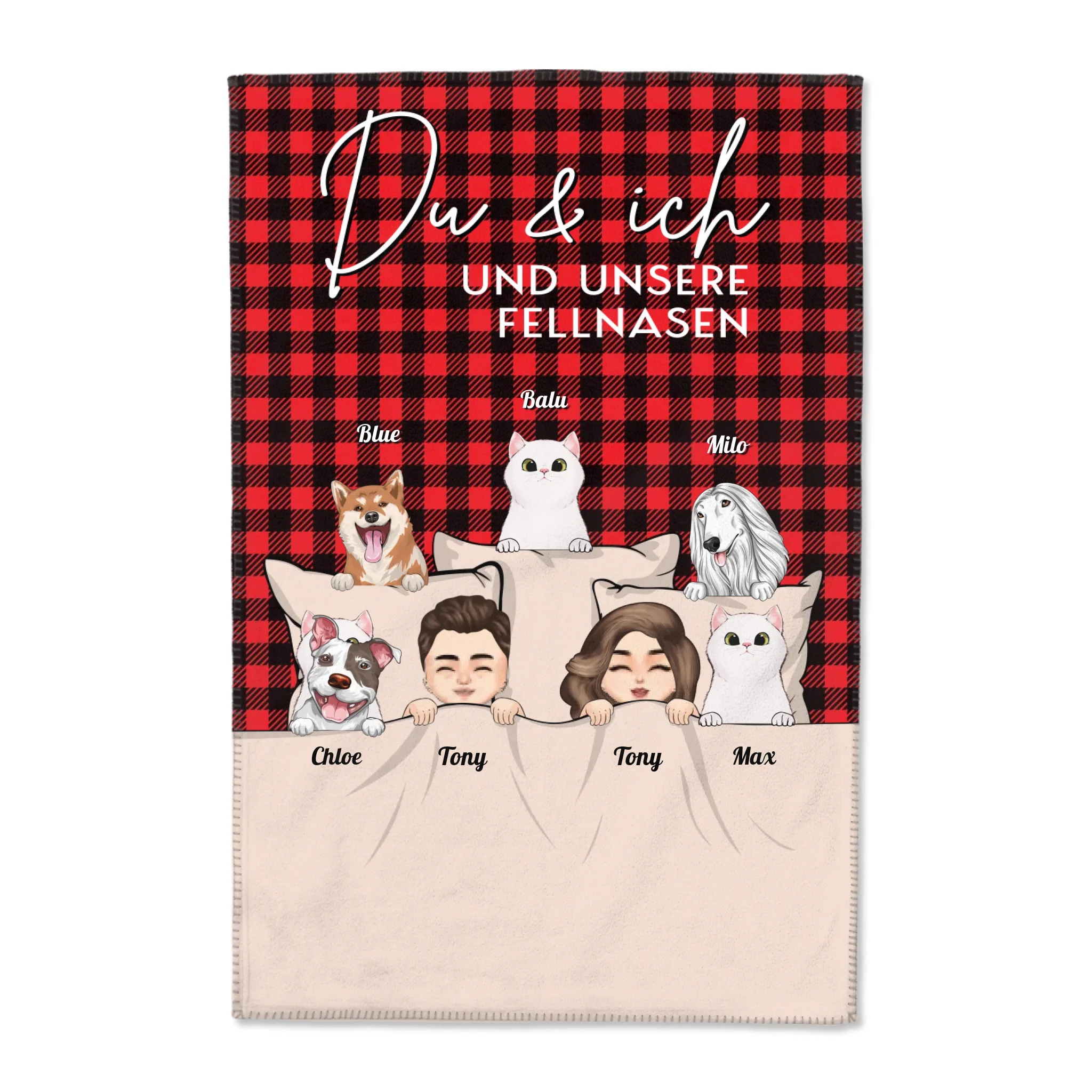 Live Mockup - Blanket Premium - 100x150