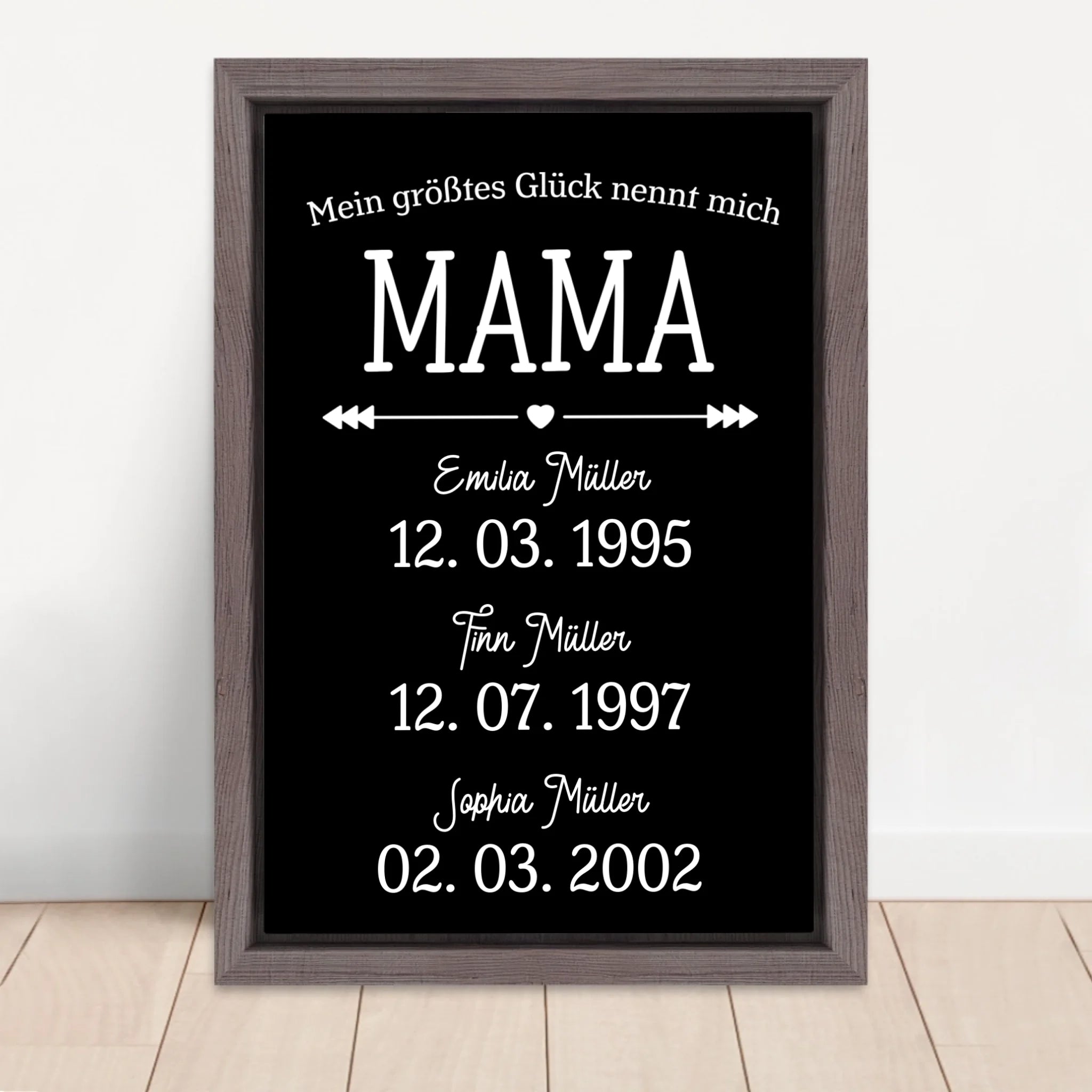 Vertical Framed  Canvas-Oak 2026