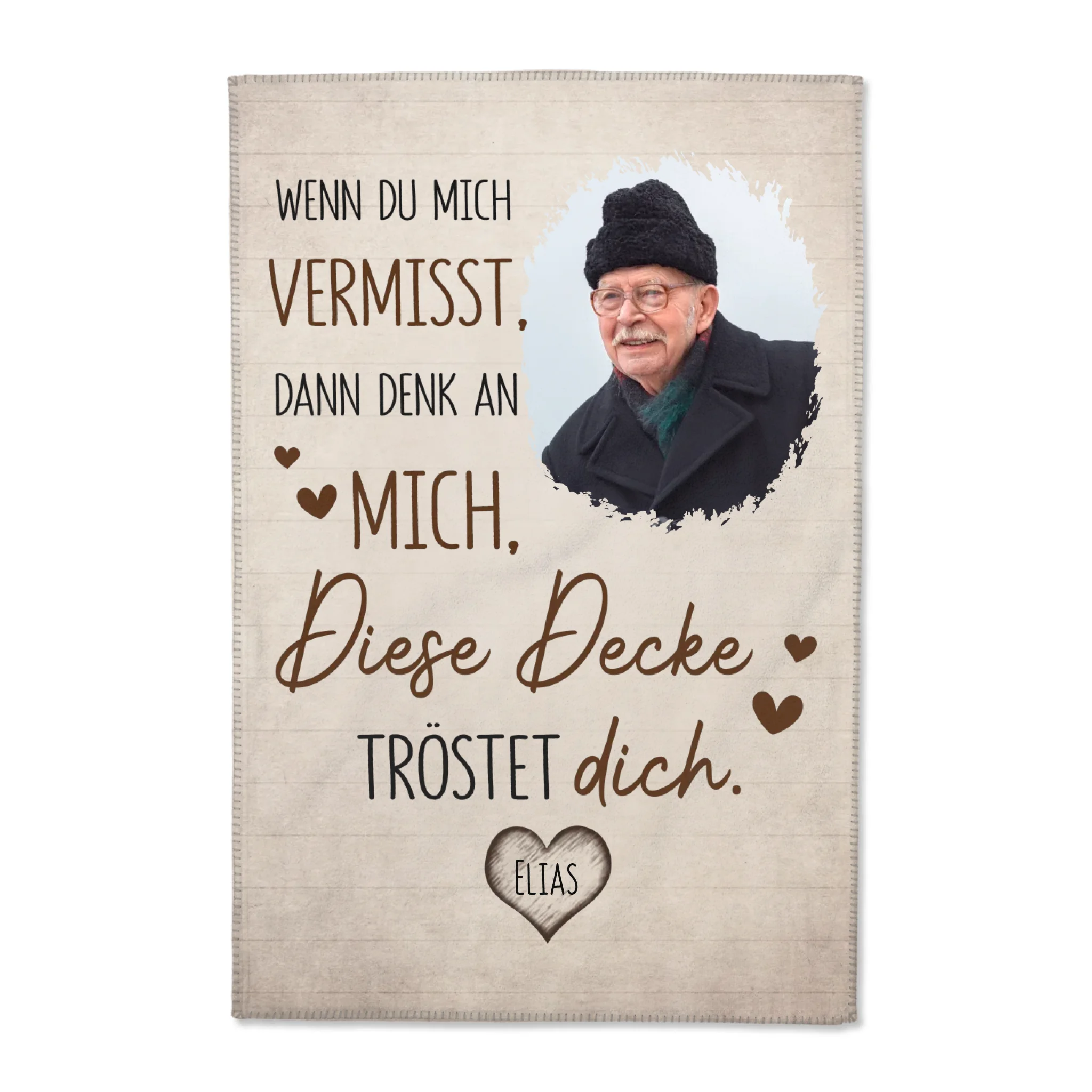 Live Mockup - Blanket Premium - 100x150