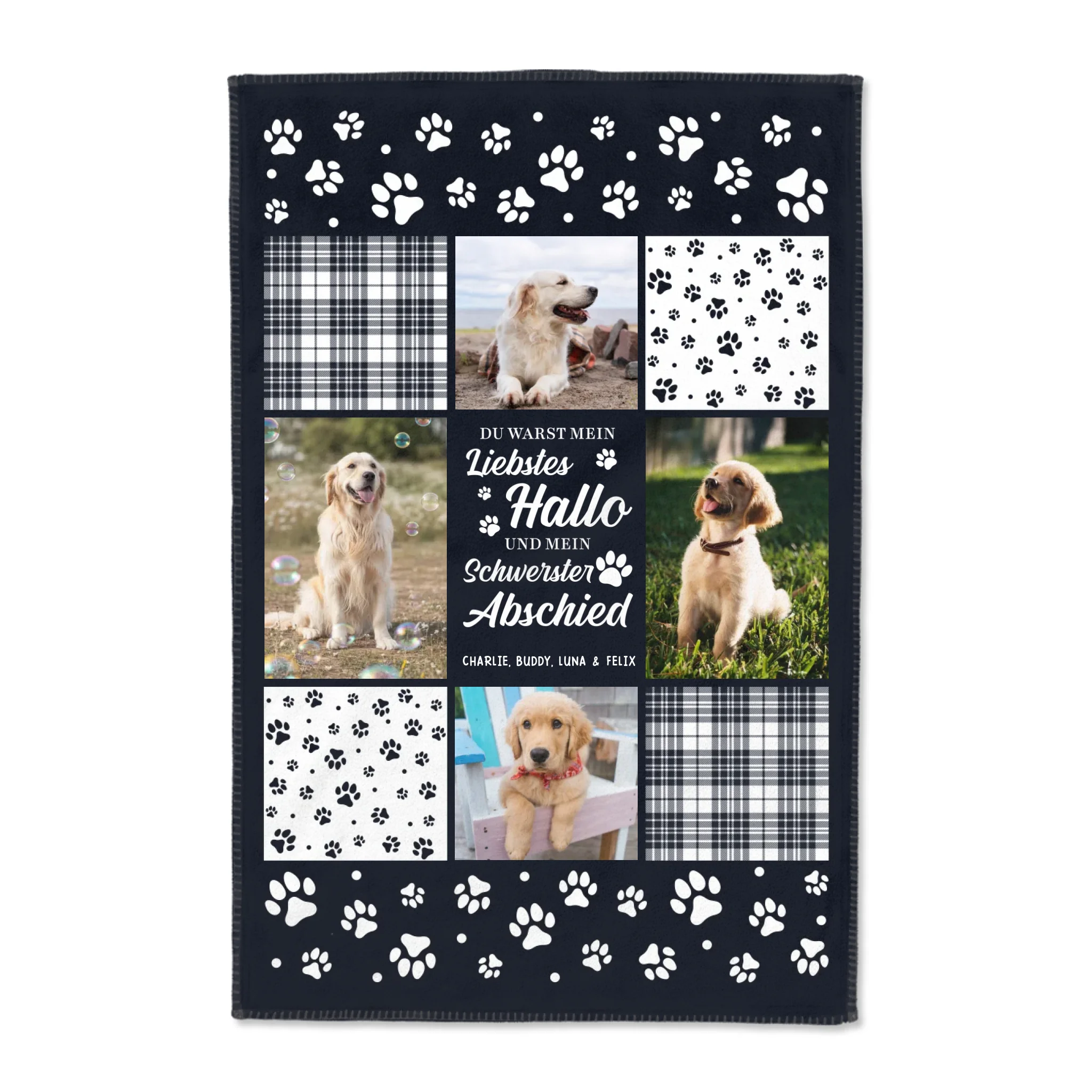 Live Mockup - Blanket Premium - 100x150