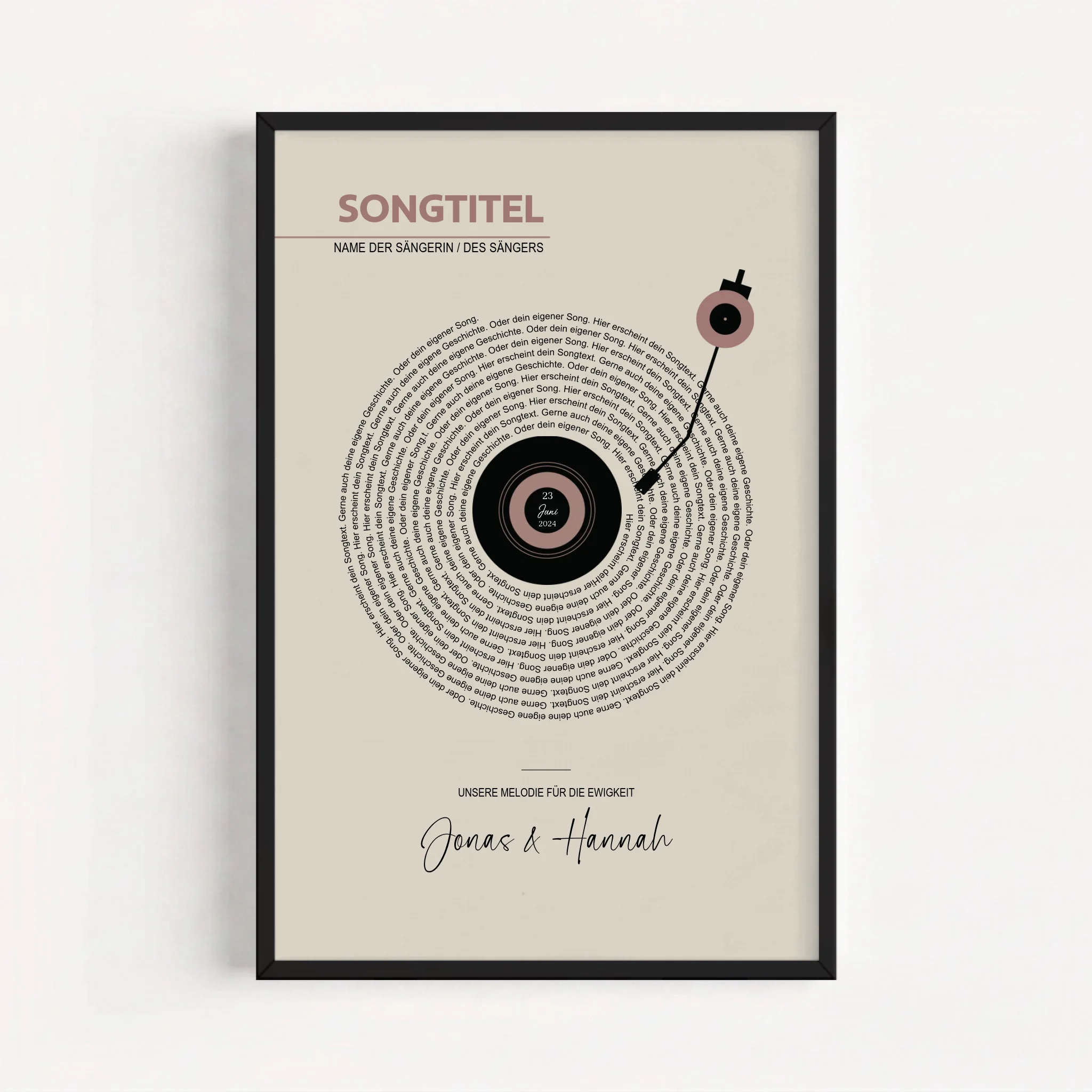 Live Mockup - Frame Poster - Black - 60x90