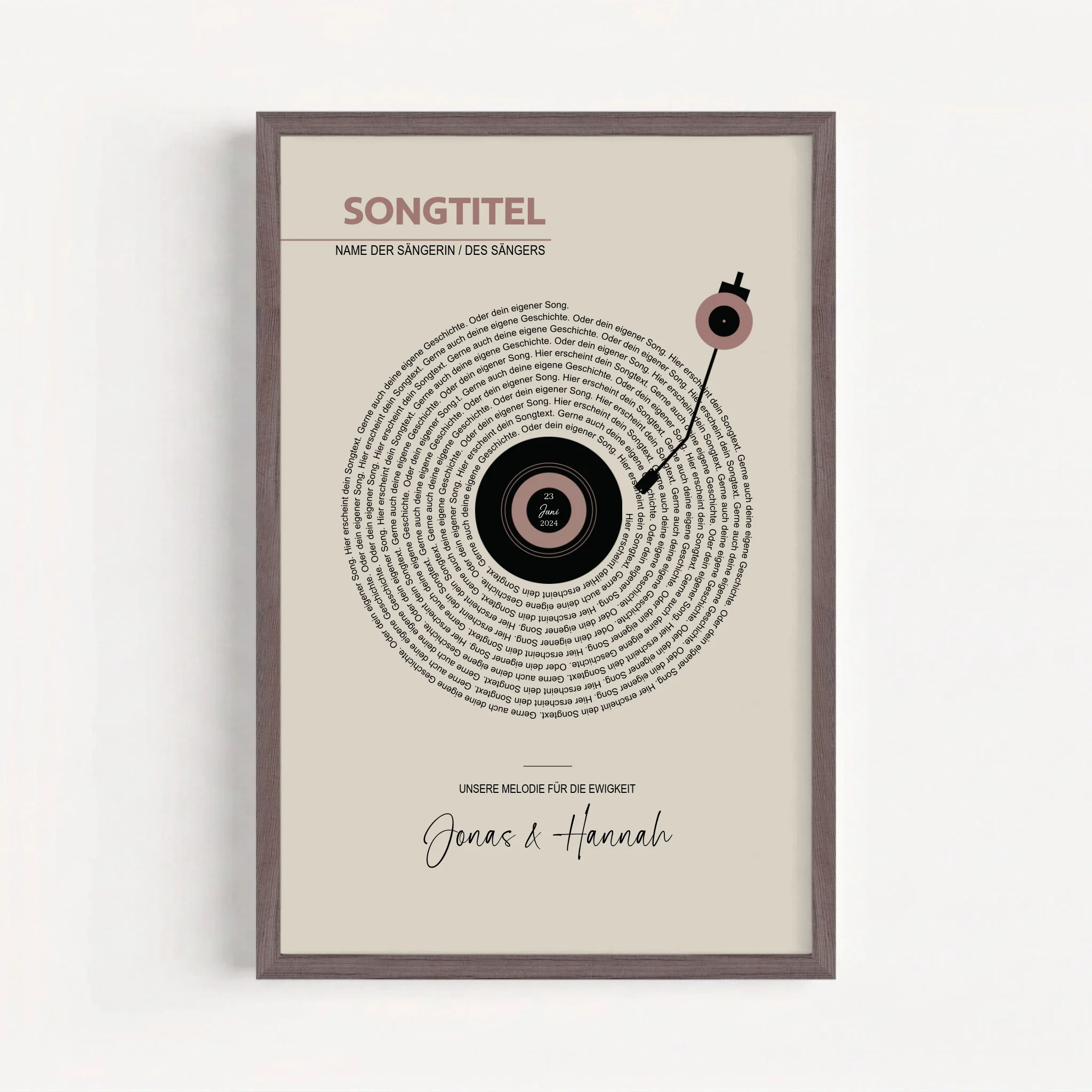 Live Mockup - Frame Poster - Wood - 40x60