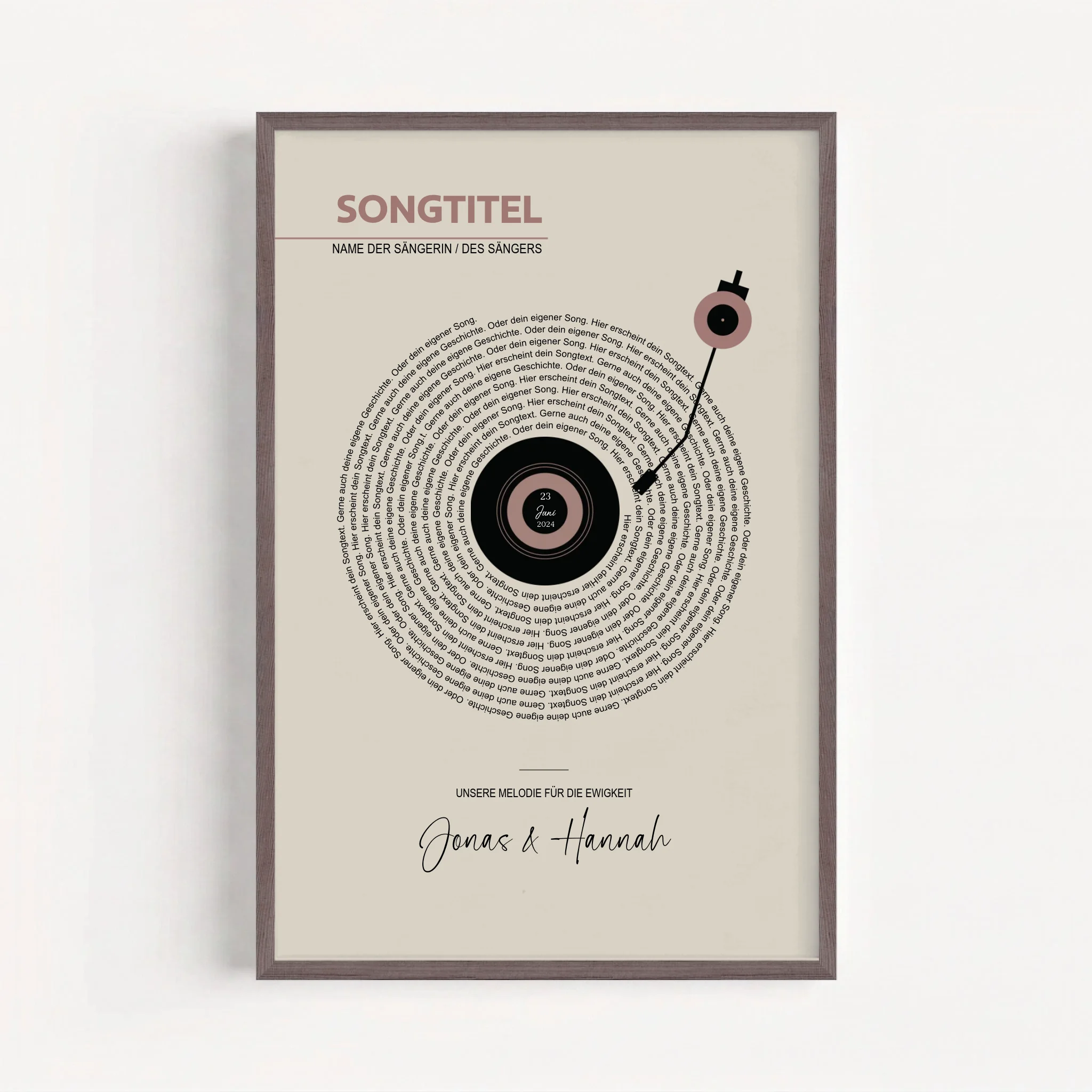 Live Mockup - Frame Poster - Wood - 60x90