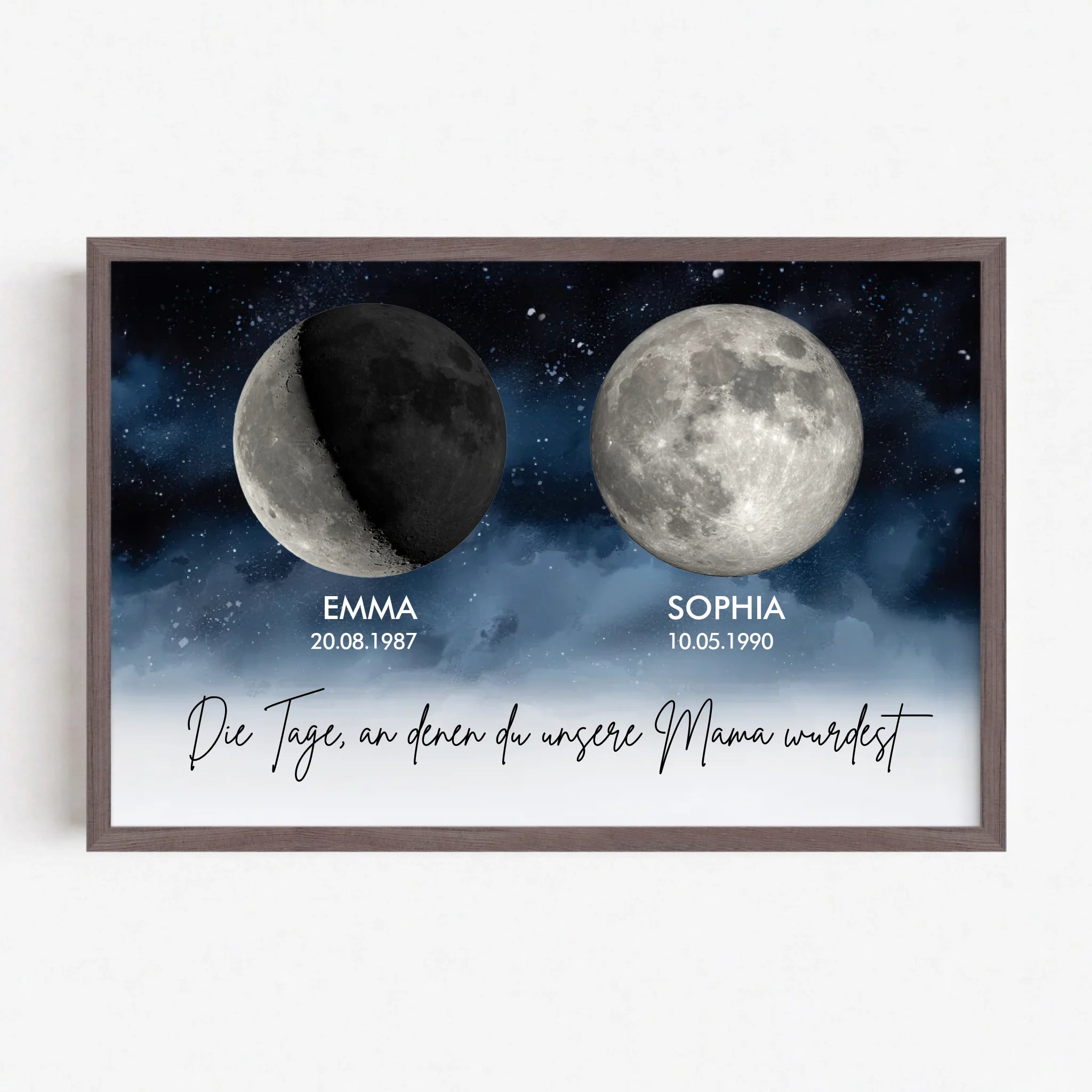 Live Mockup - Frame Poster - Wood - 60x40