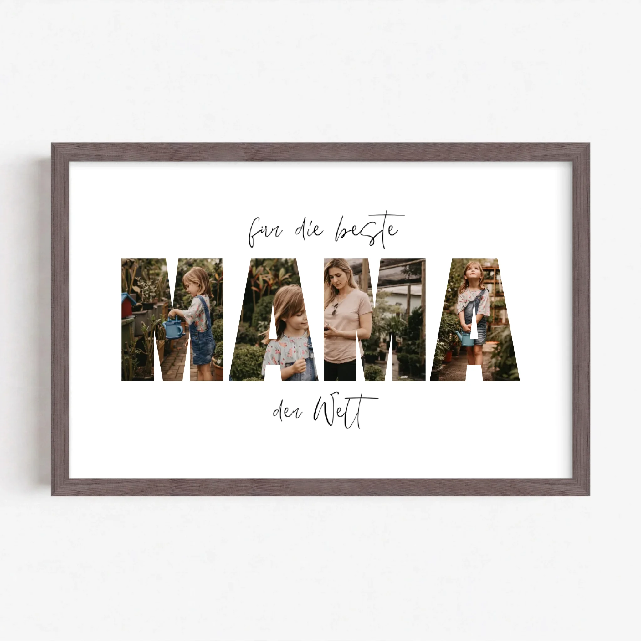Live Mockup - Frame Poster - Wood - 30x20