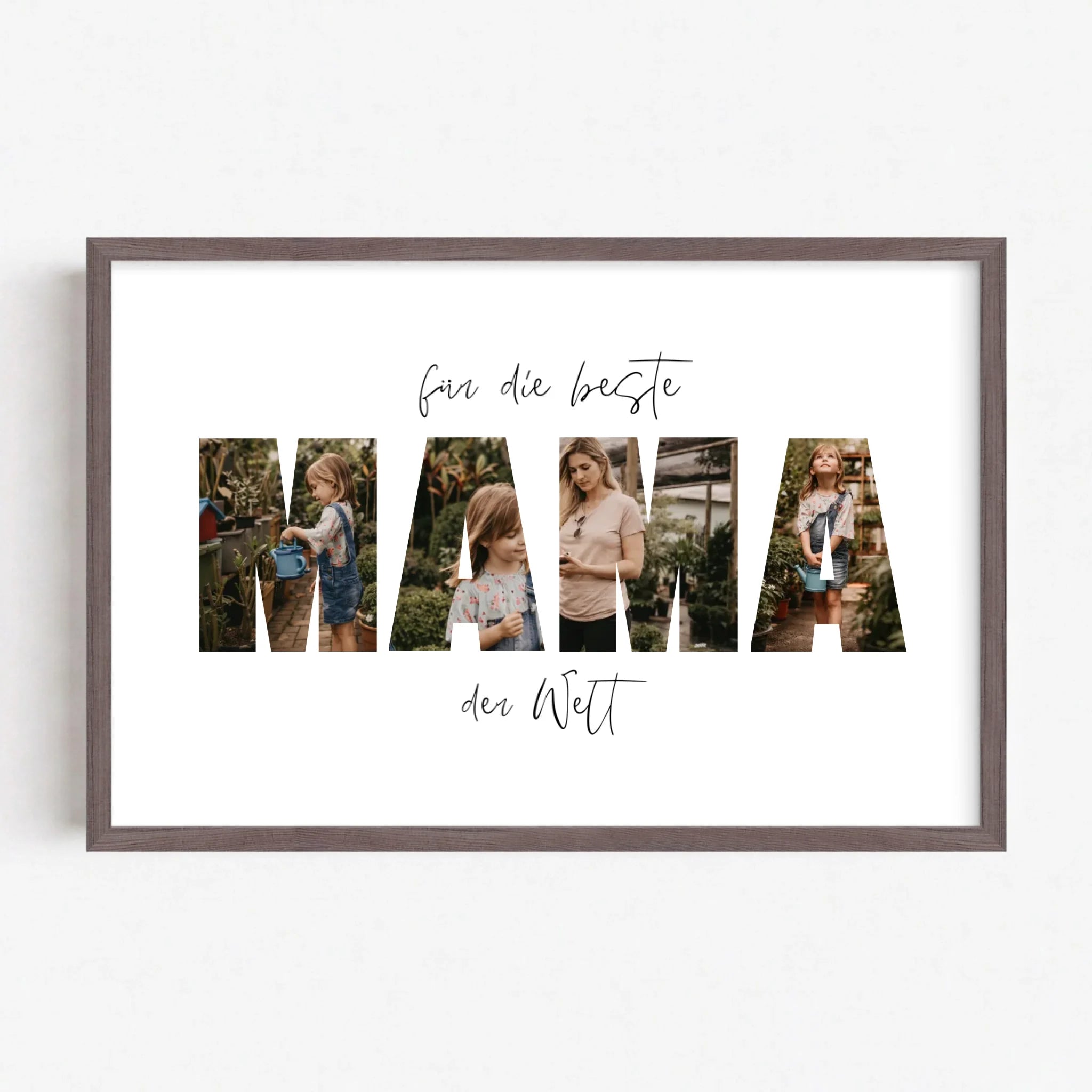 Live Mockup - Frame Poster - Wood - 60x40