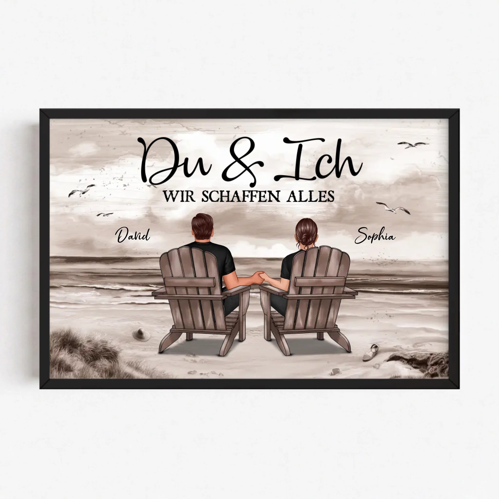 Live Mockup - Frame Poster - Black - 75x50
