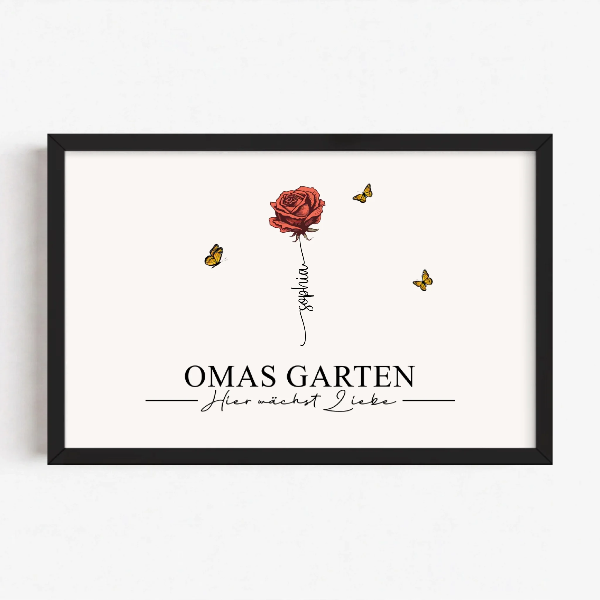 Live Mockup - Frame Poster - Black - 30x20