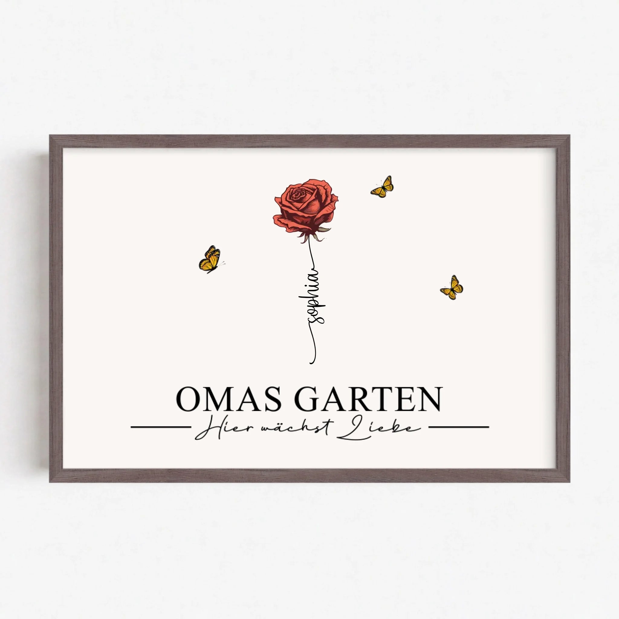 Live Mockup - Frame Poster - Wood - 60x40