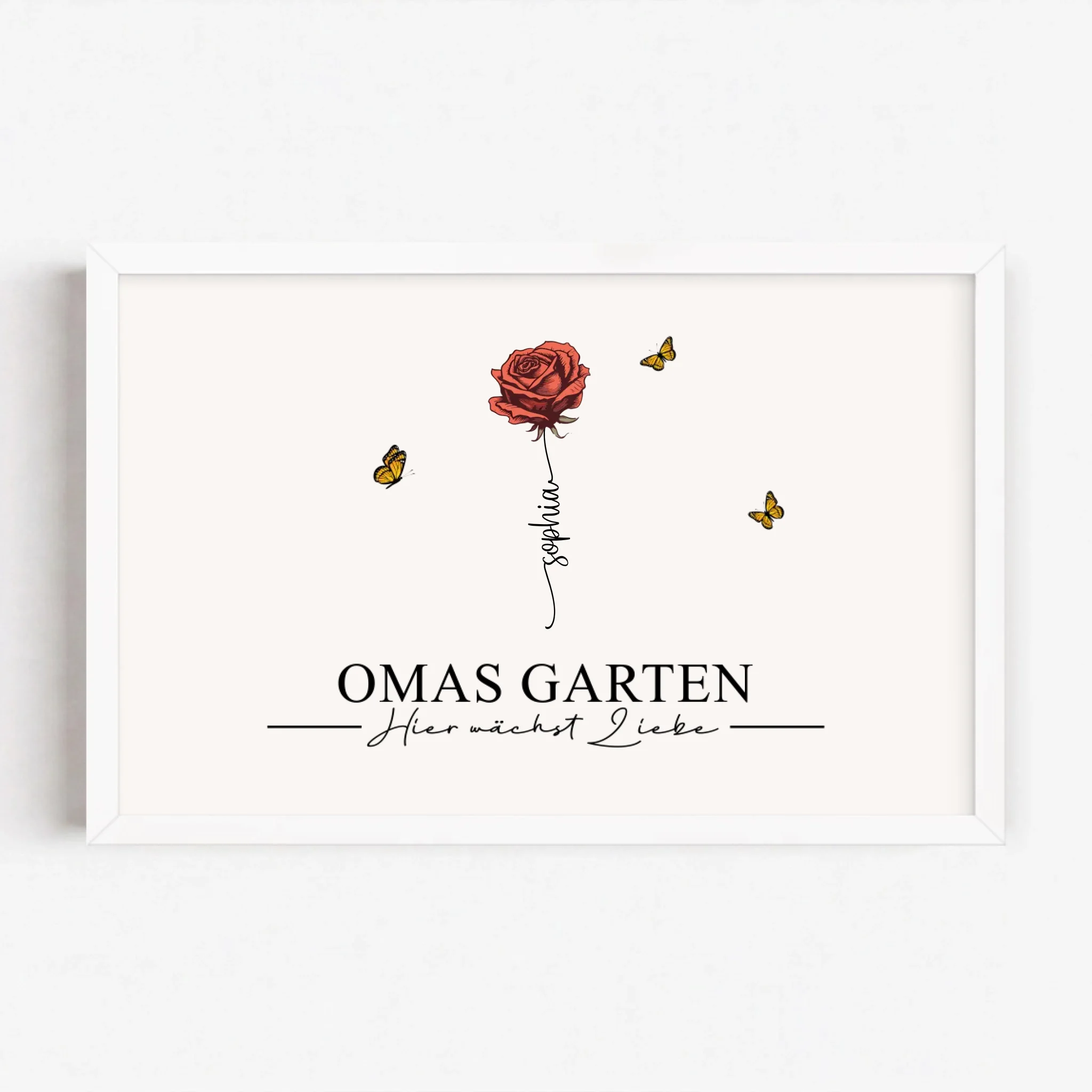 Live Mockup - Frame Poster - White - 30x20