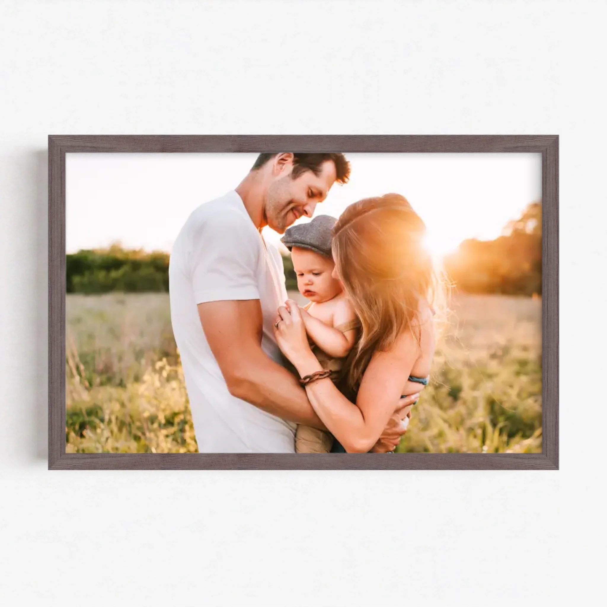 Live Mockup - Frame Poster - Wood - 30x20