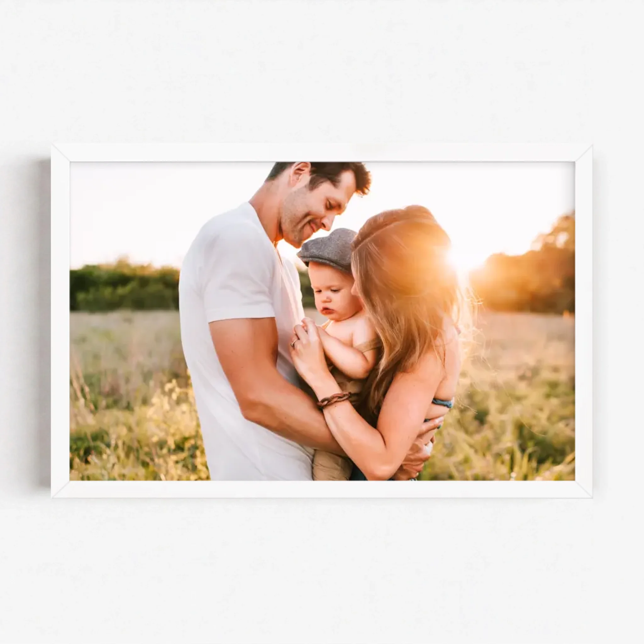 Live Mockup - Frame Poster - White - 30x20