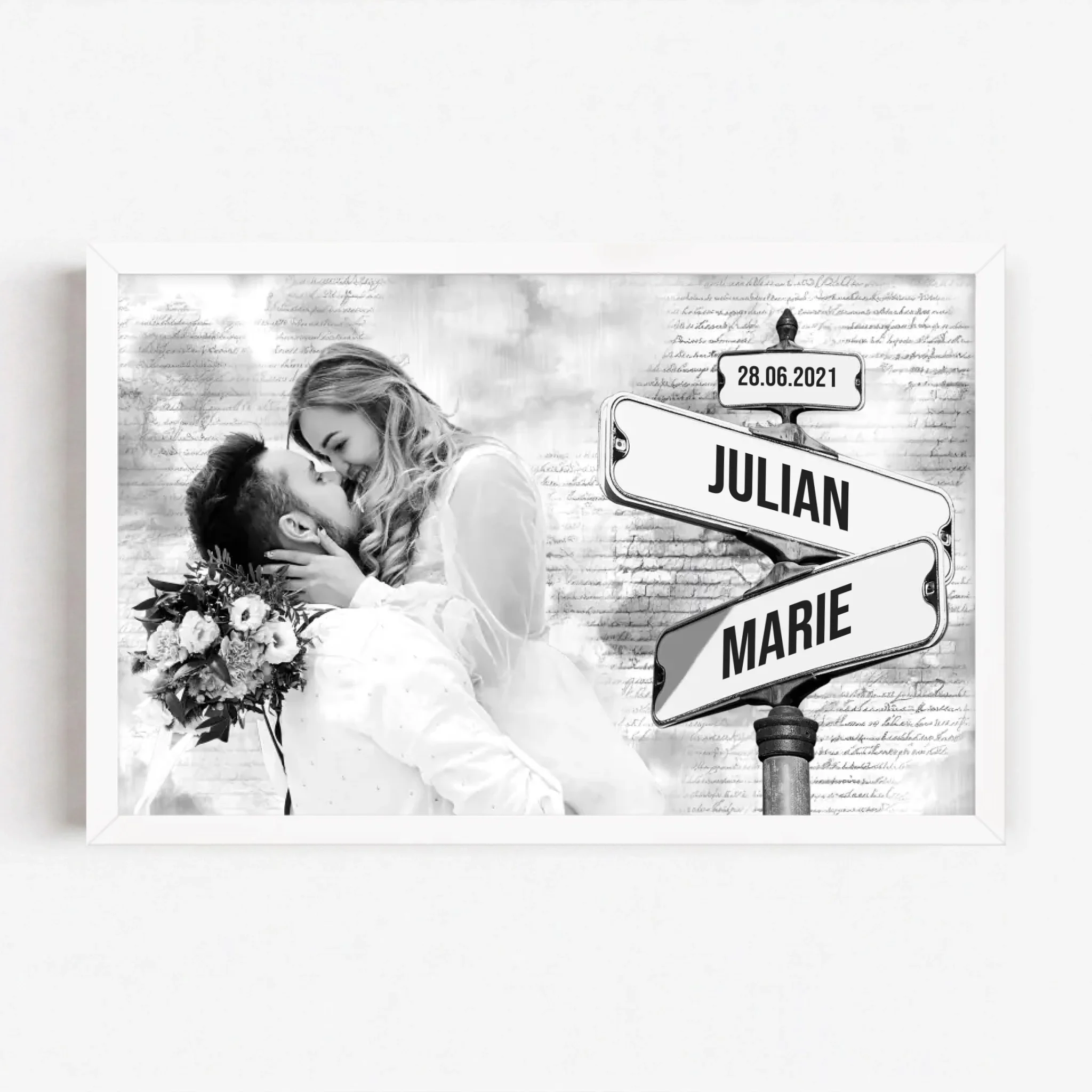 Live Mockup - Frame Poster - White - 30x20