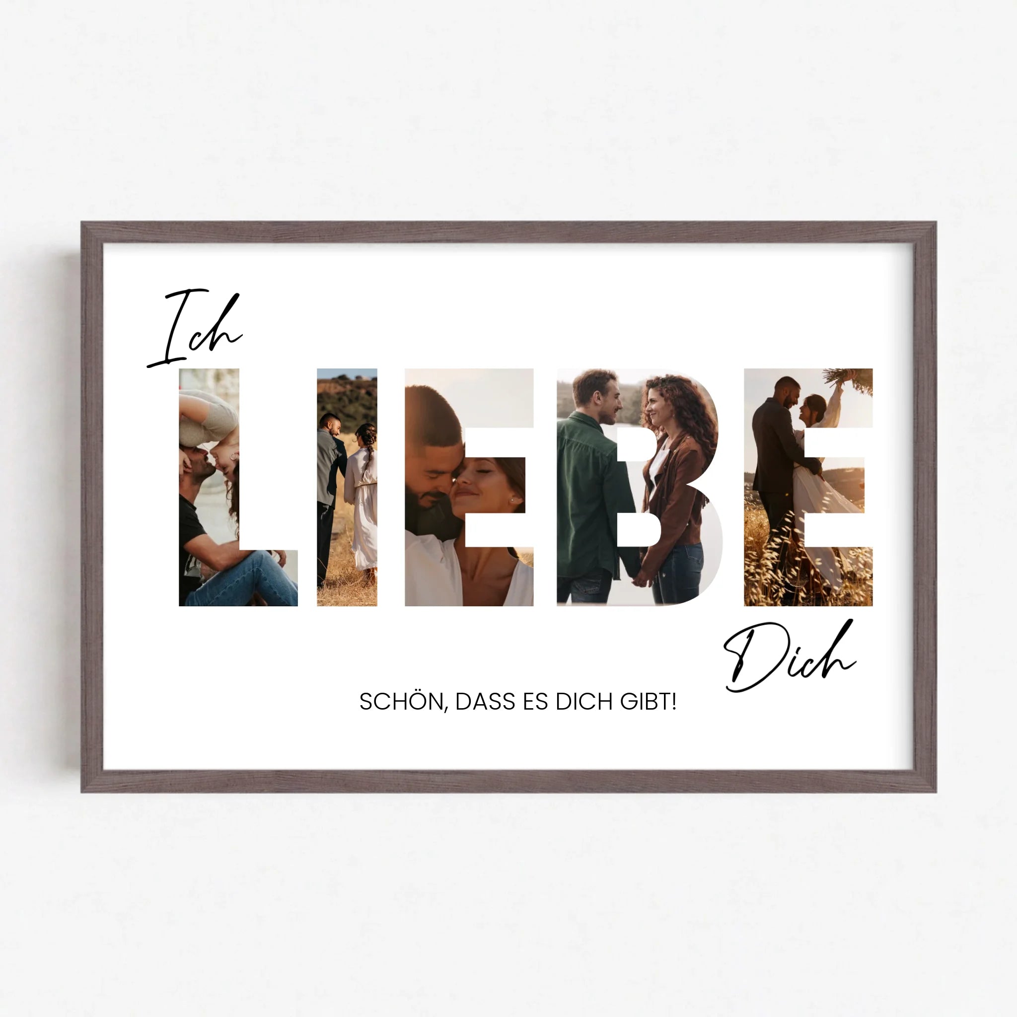 Live Mockup - Frame Poster - Wood - 60x40