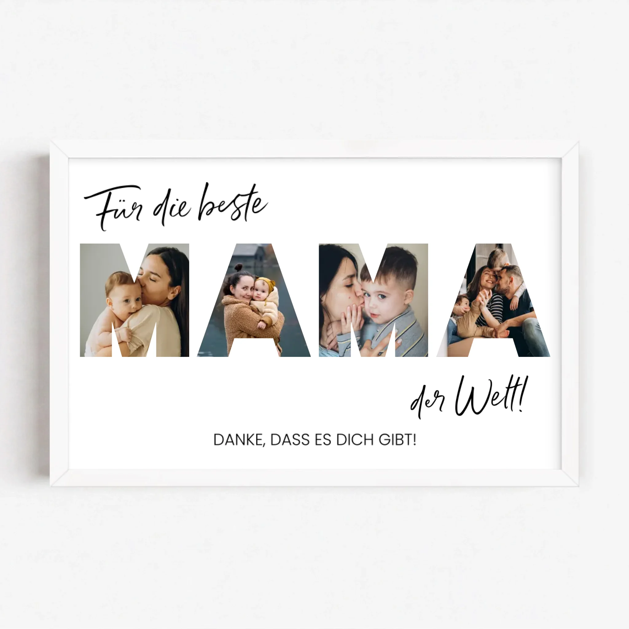 Live Mockup - Frame Poster - White - 30x20