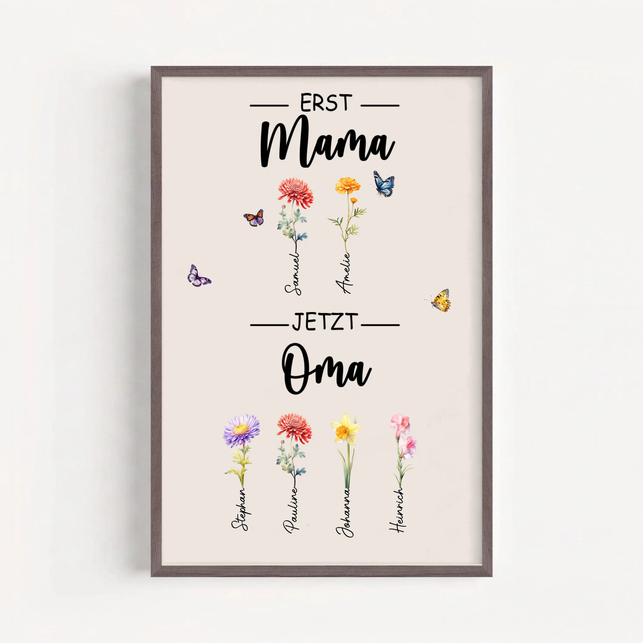 Live Mockup - Frame Poster - Wood - 60x90