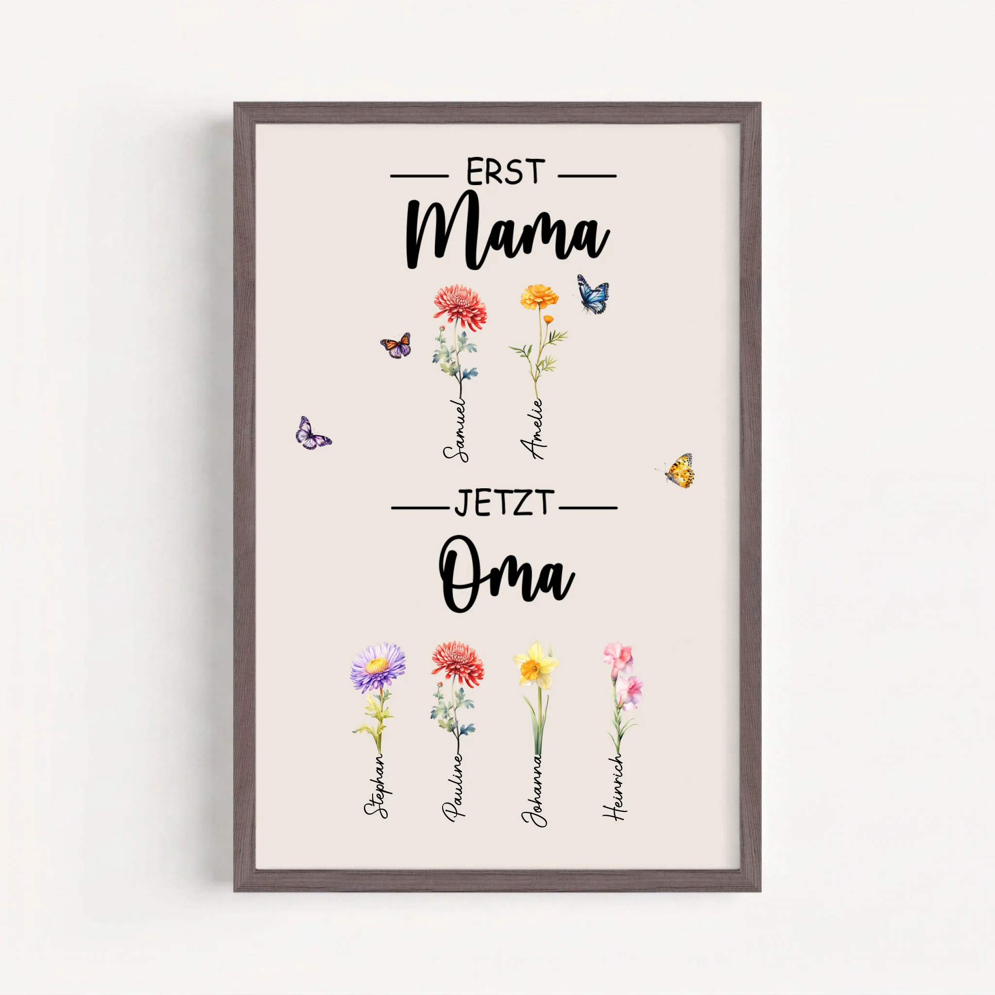 Live Mockup - Frame Poster - Wood - 40x60