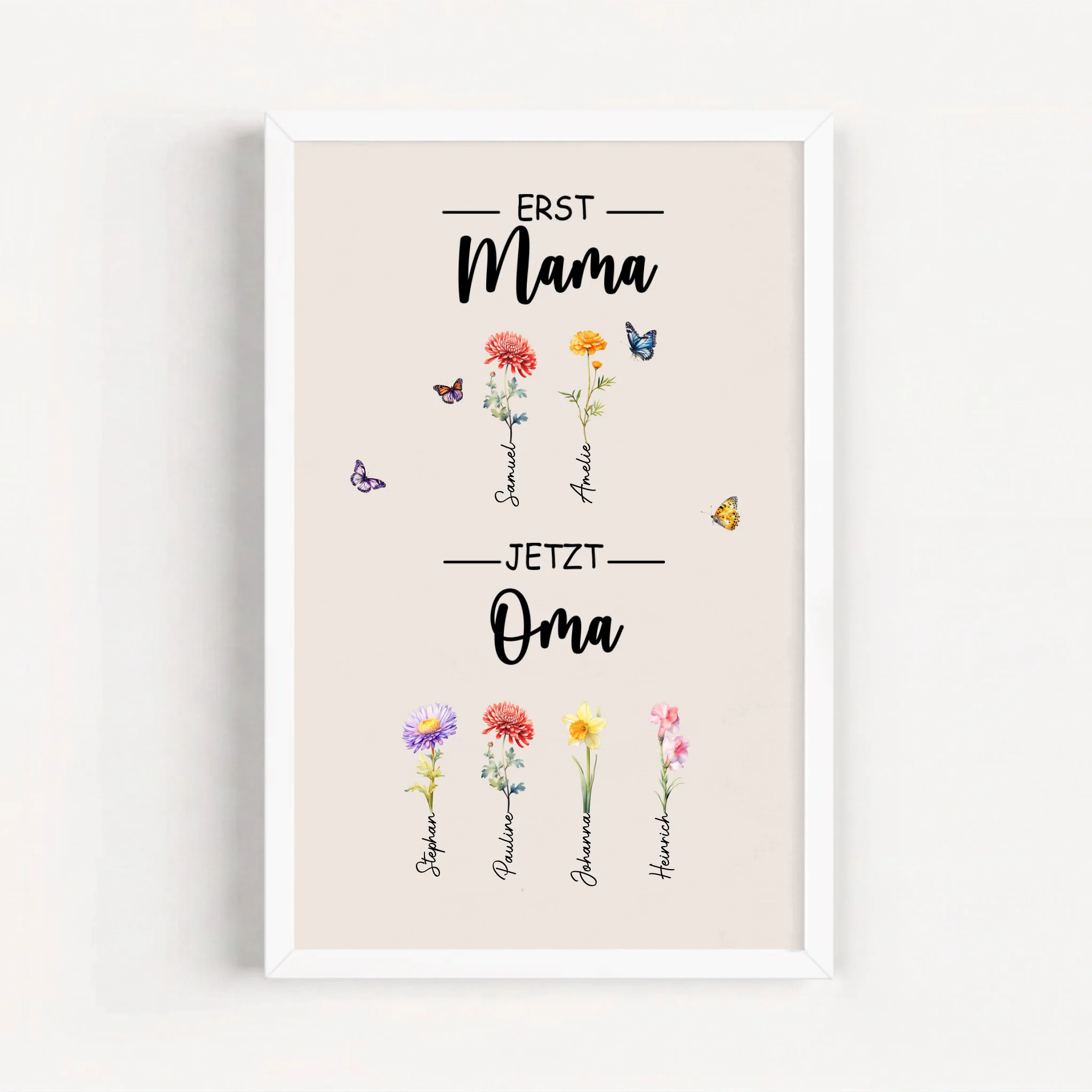 Live Mockup - Frame Poster - White - 20x30