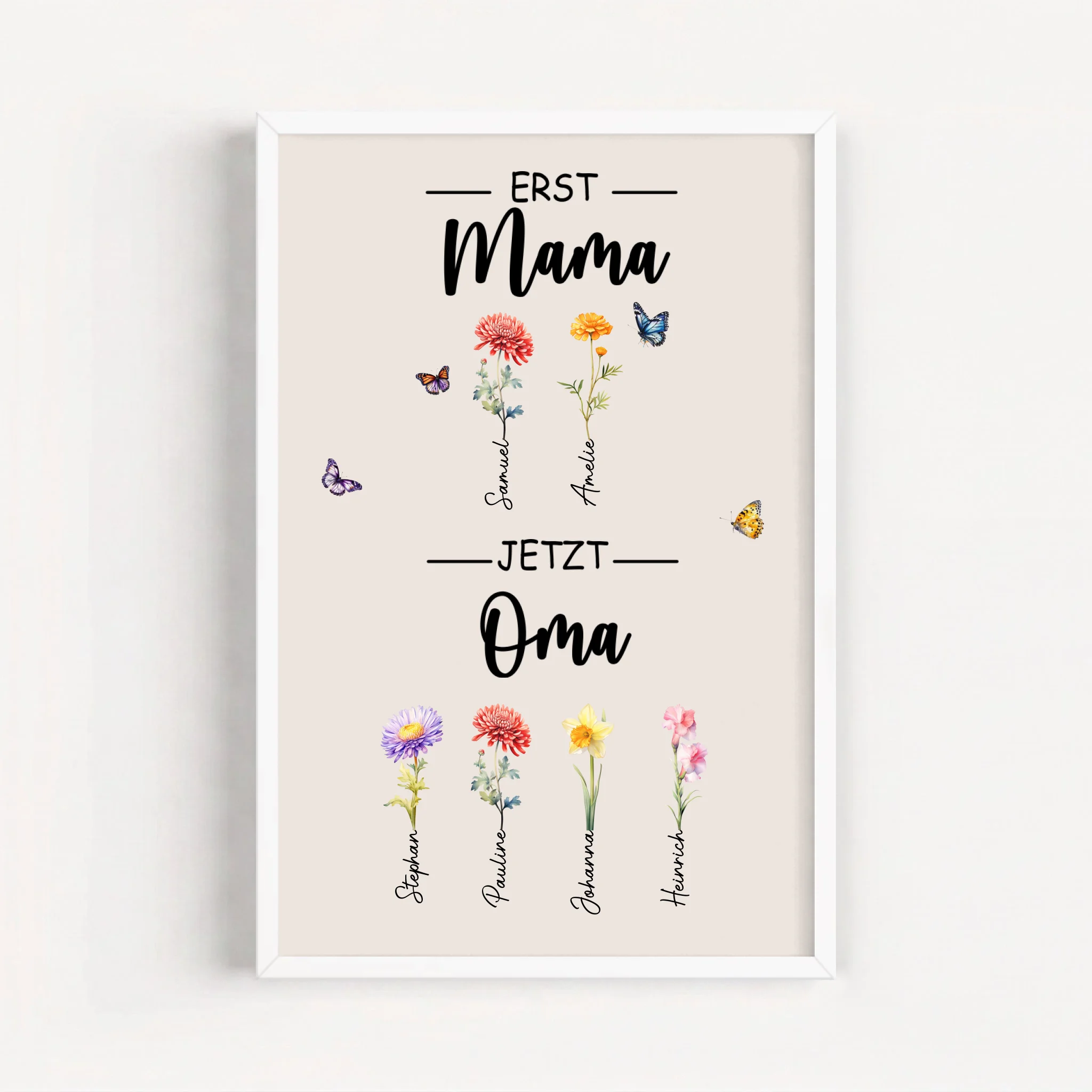 Live Mockup - Frame Poster - White - 50x75
