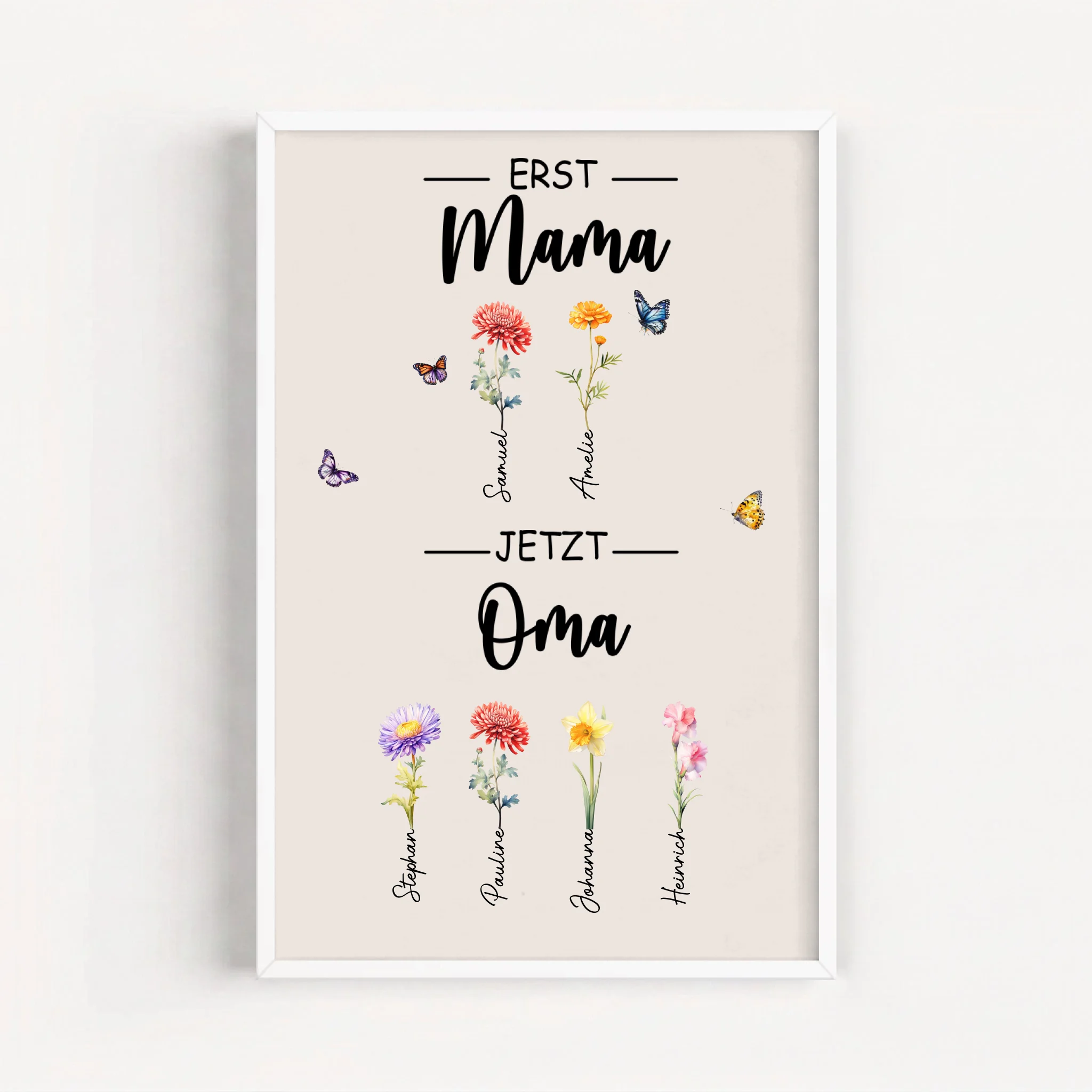 Live Mockup - Frame Poster - White - 60x90