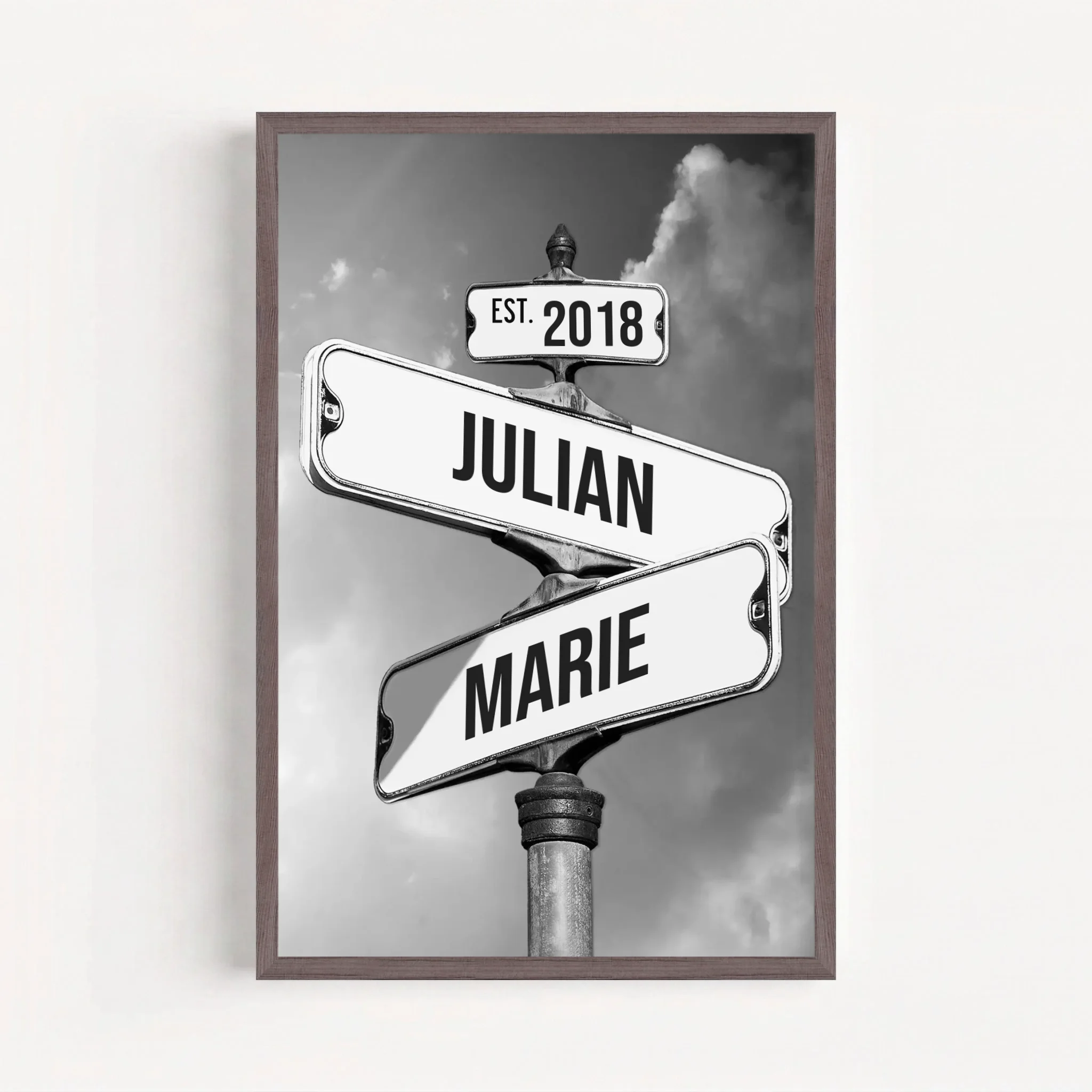Live Mockup - Frame Poster - Wood - 50x75