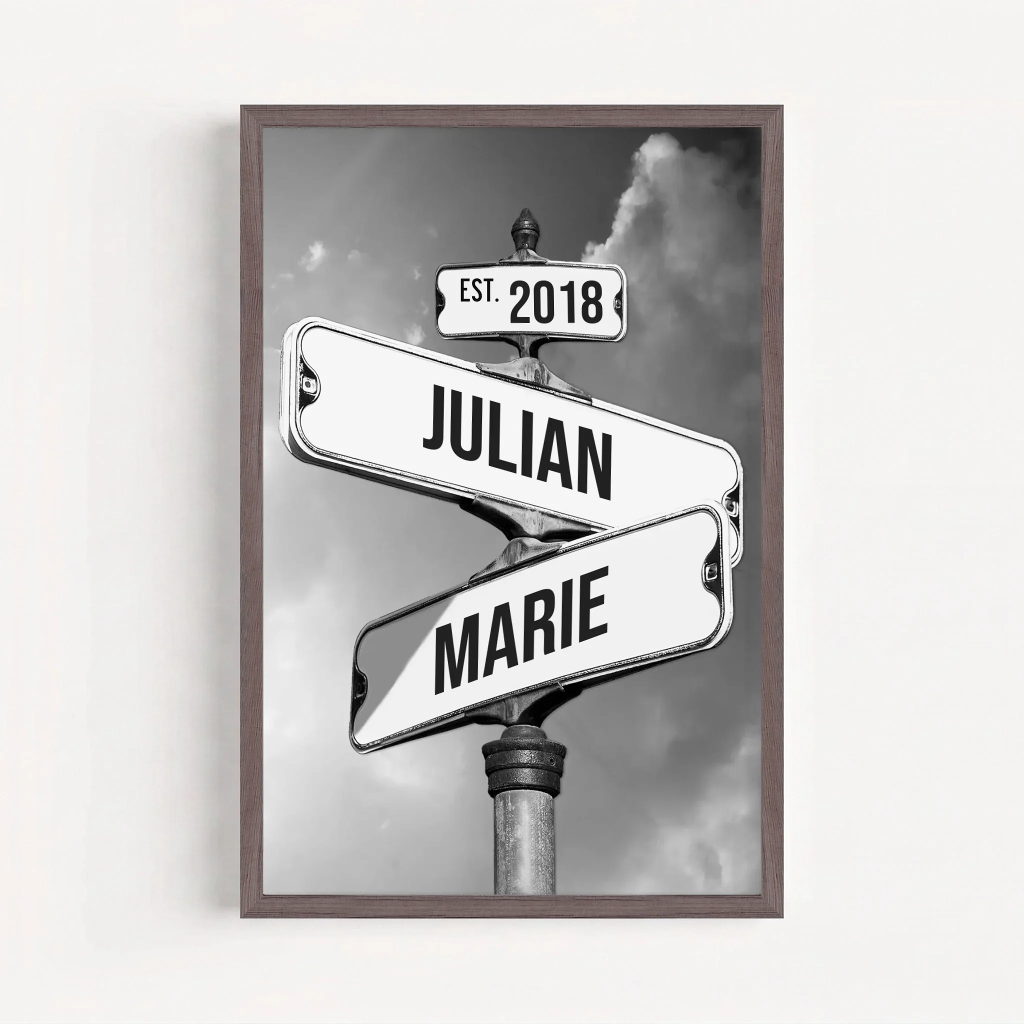 Live Mockup - Frame Poster - Wood - 40x60