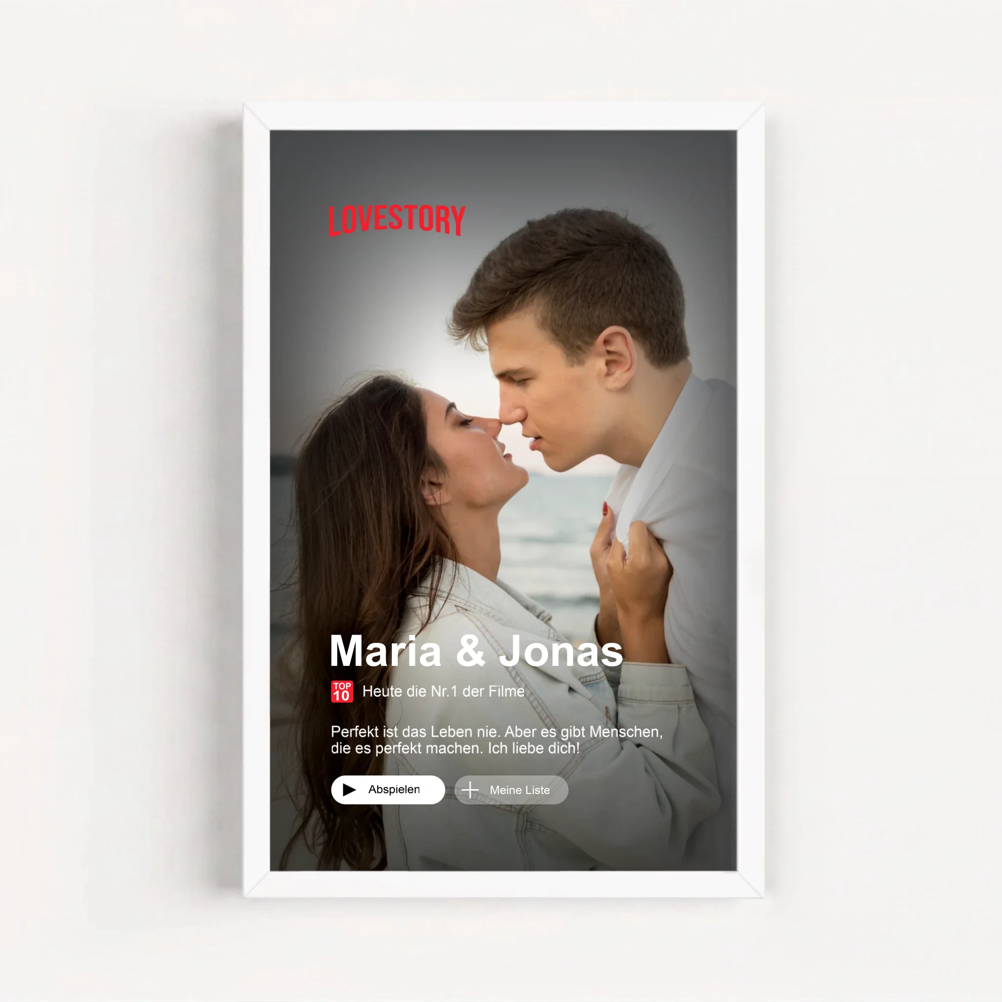 Live Mockup - Frame Poster - White - 20x30