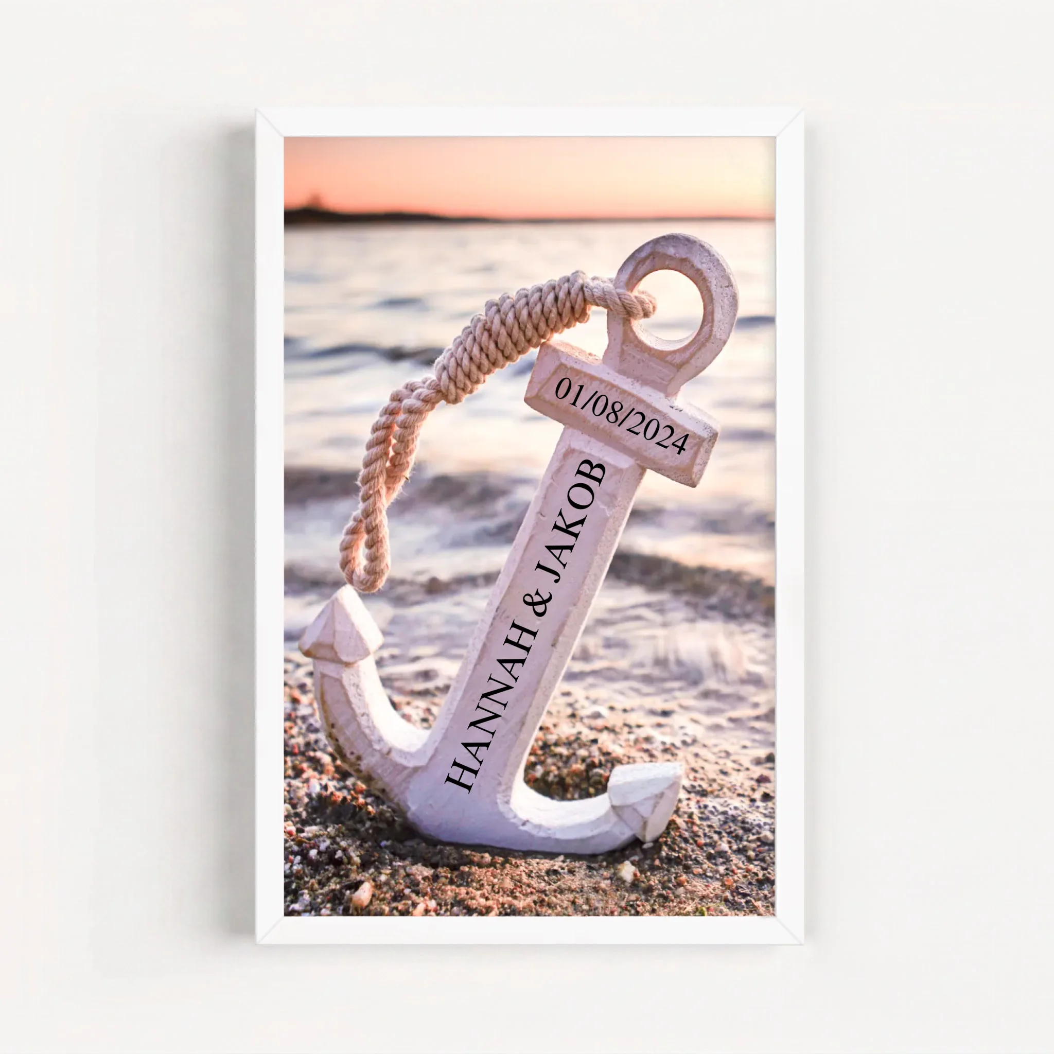 Live Mockup - Frame Poster - White - 20x30