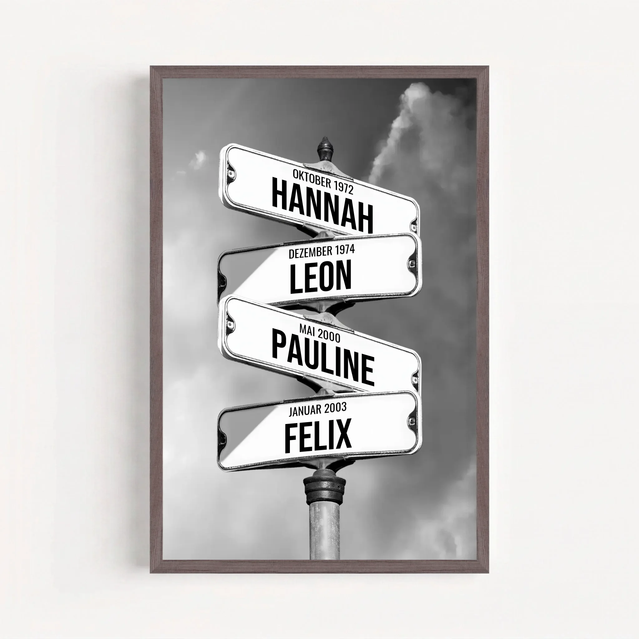 Live Mockup - Frame Poster - Wood - 50x75