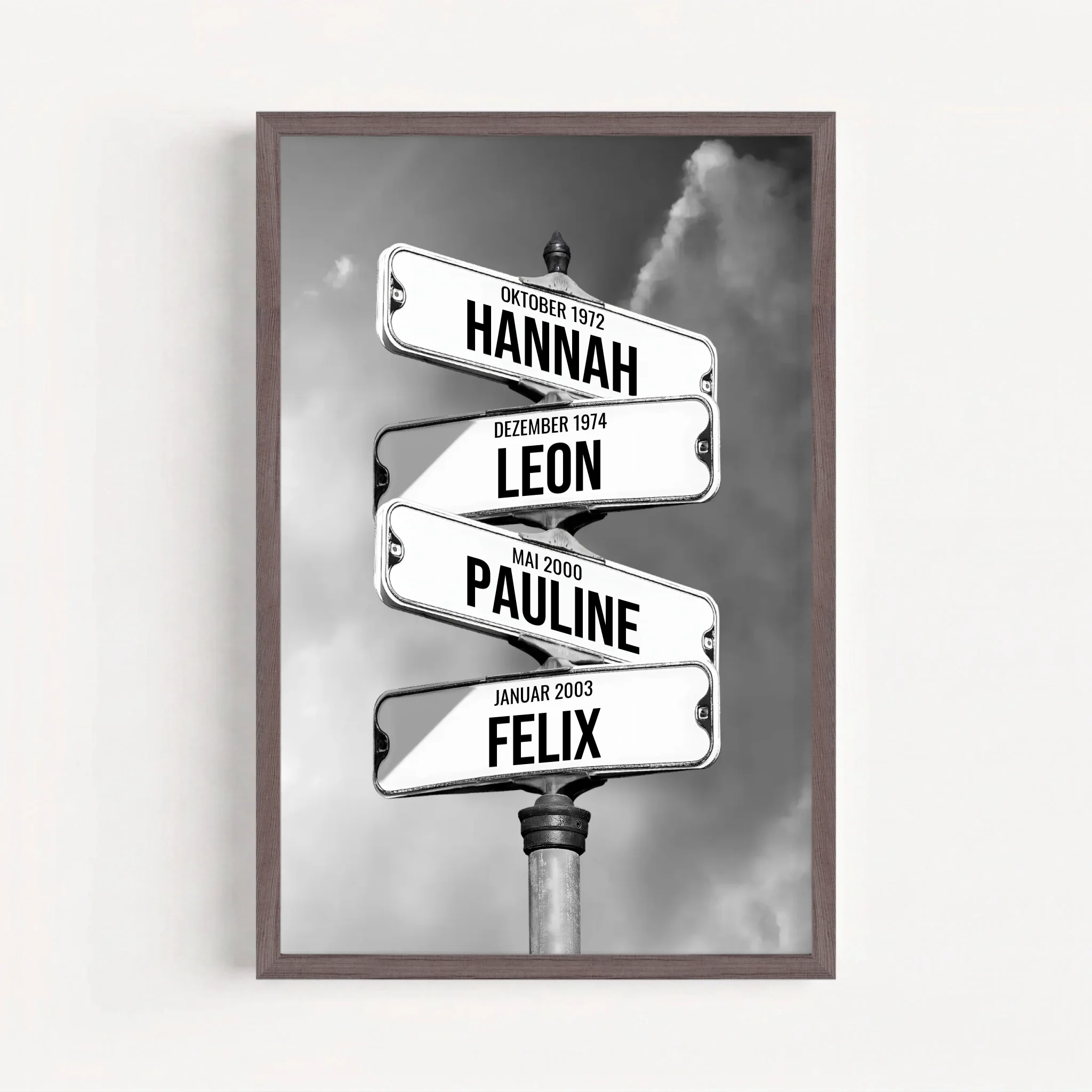 Live Mockup - Frame Poster - Wood - 40x60