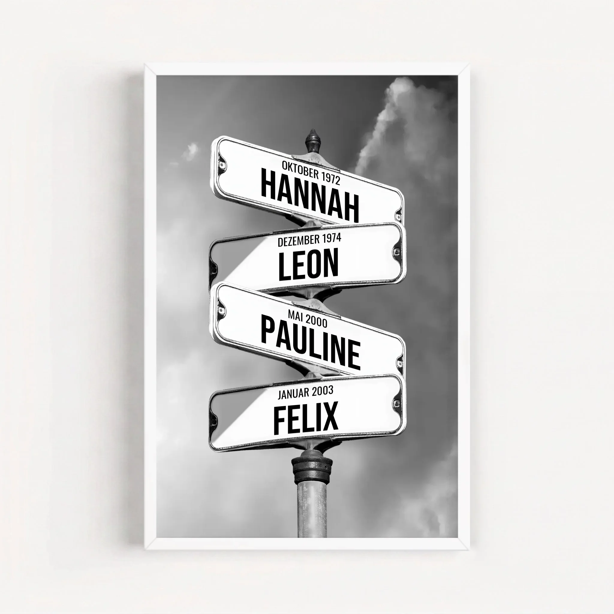 Live Mockup - Frame Poster - White - 50x75