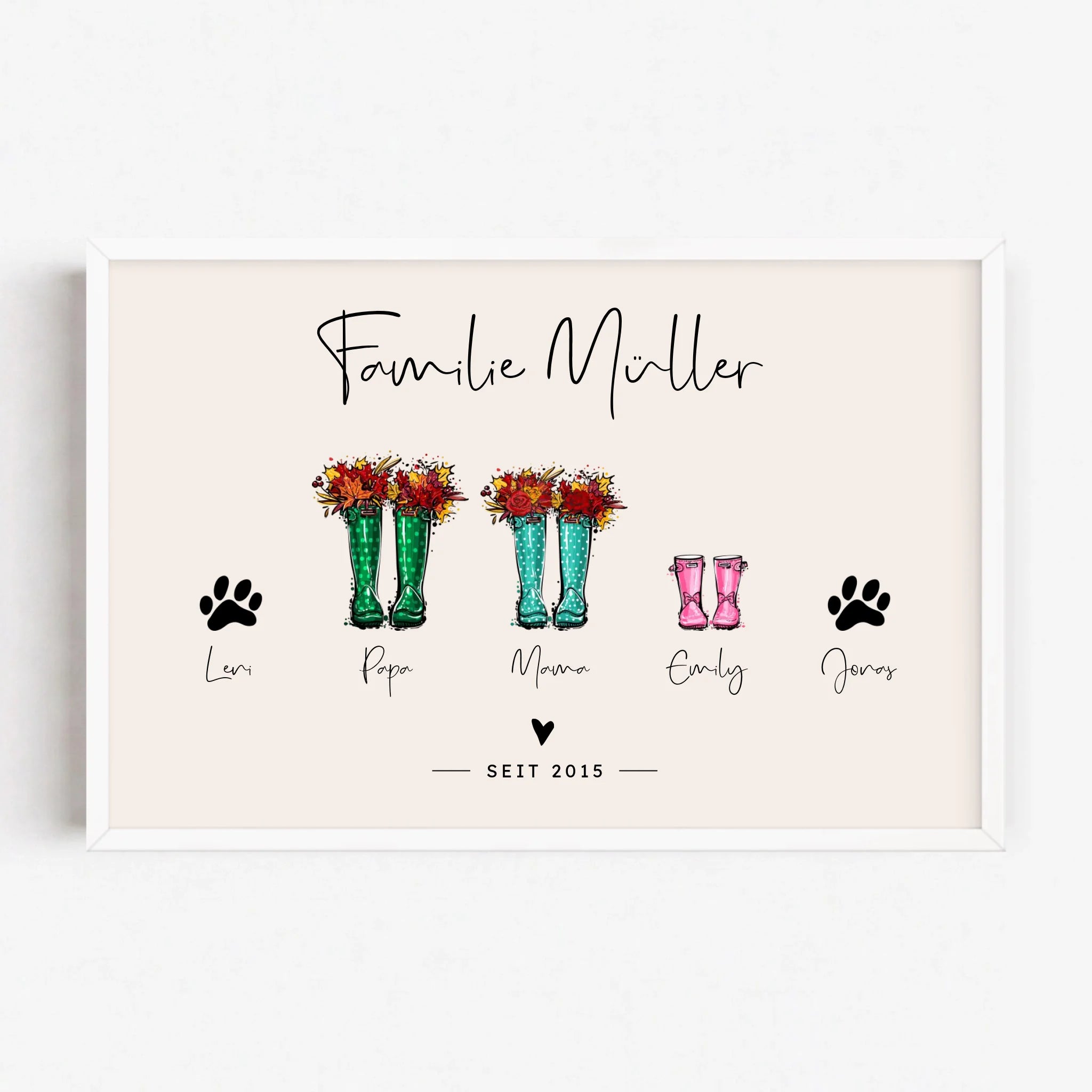 Live Mockup - Frame Poster - White - 75x50