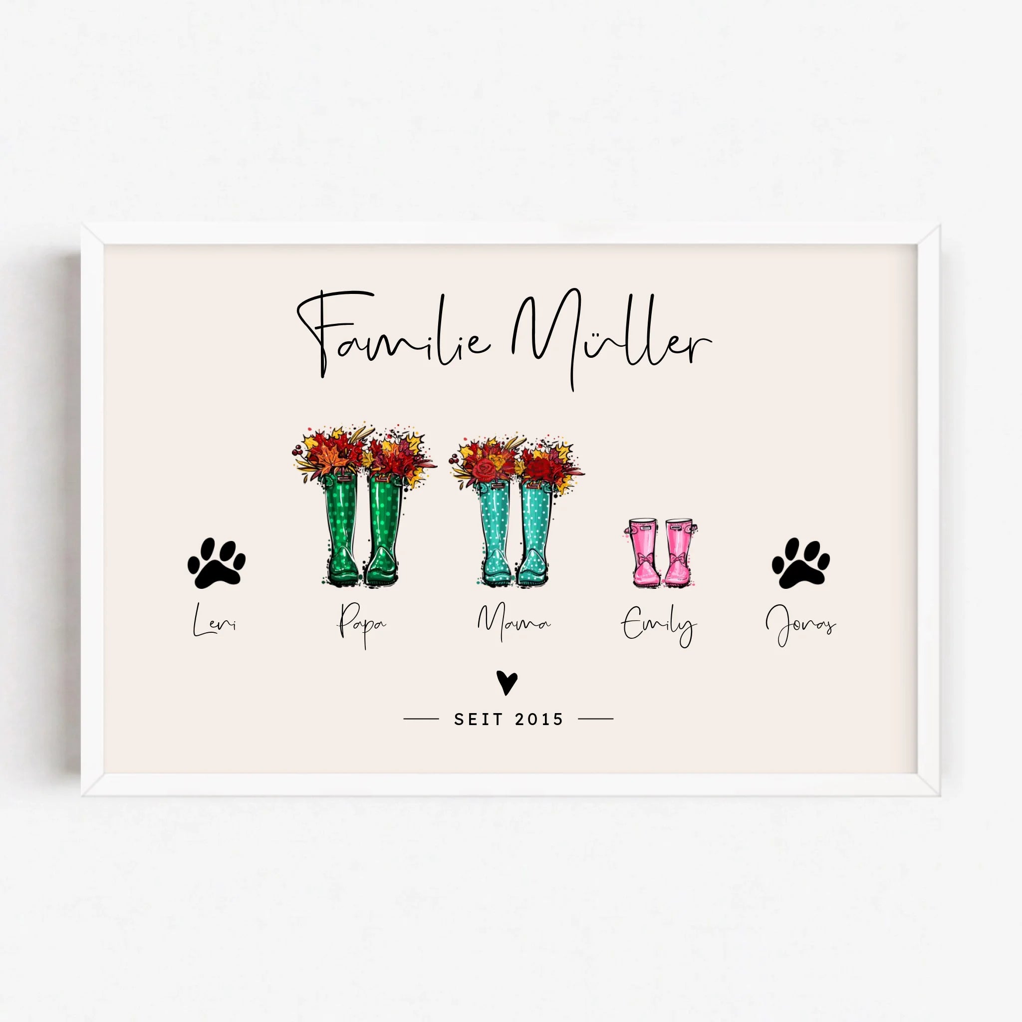 Live Mockup - Frame Poster - White - 60x40