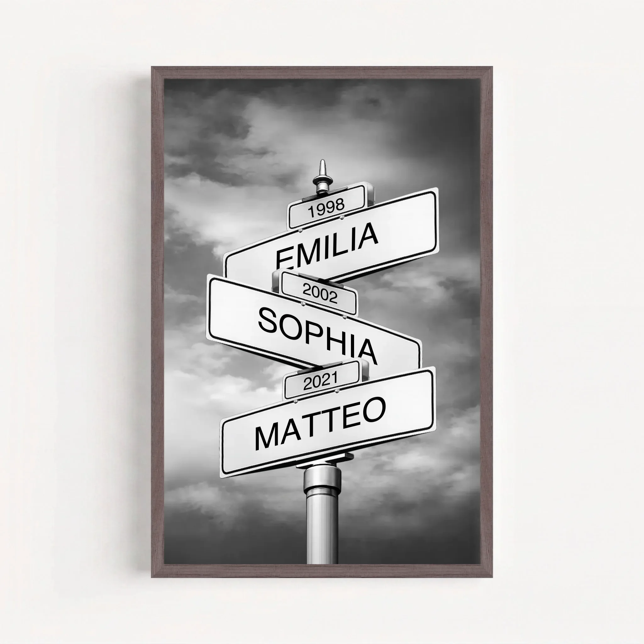Live Mockup - Frame Poster - Wood - 50x75