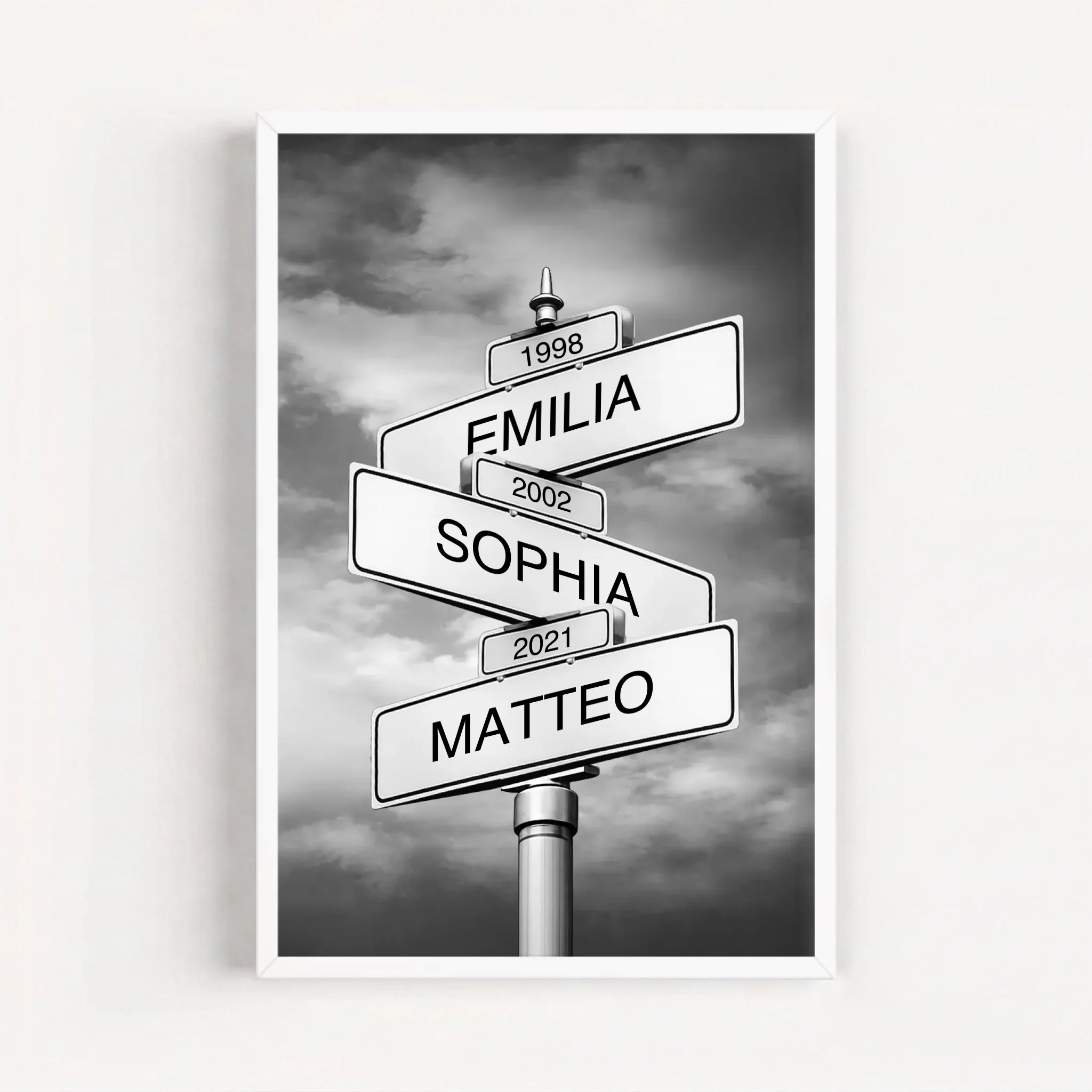 Live Mockup - Frame Poster - White - 50x75